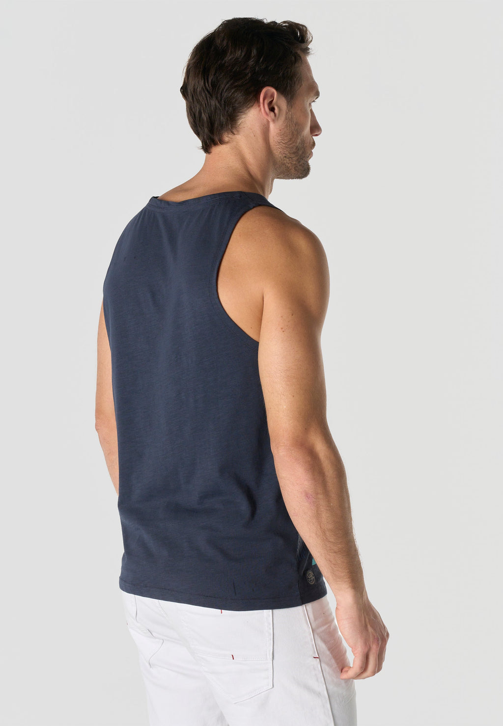 Camiseta Tirantes Hombre Estampado Tropical – Koroshi 2611MS35