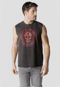 Camiseta Boxing Hombre Estampado Calavera – Koroshi Negra