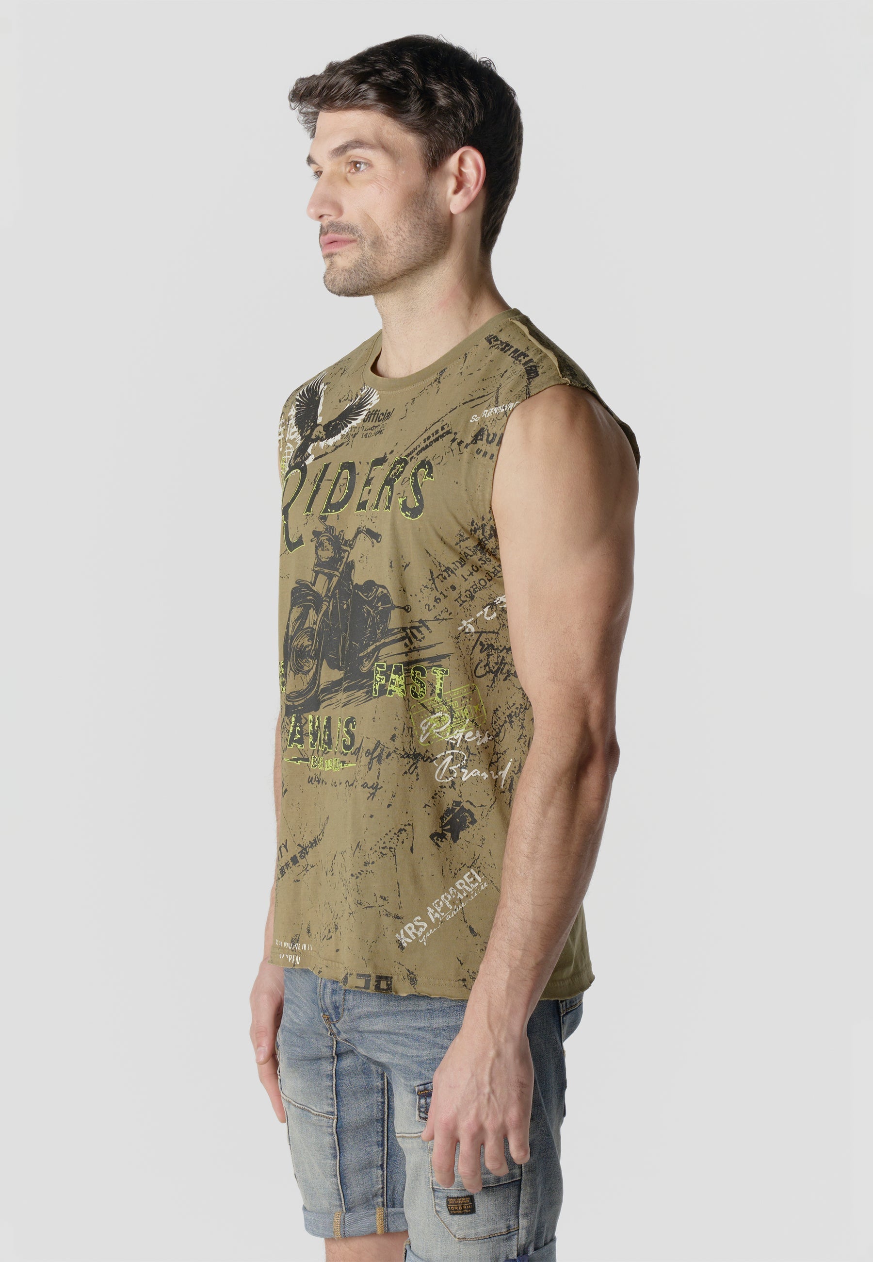 Camiseta Boxing Hombre Estampado All Over – Koroshi Kaki
