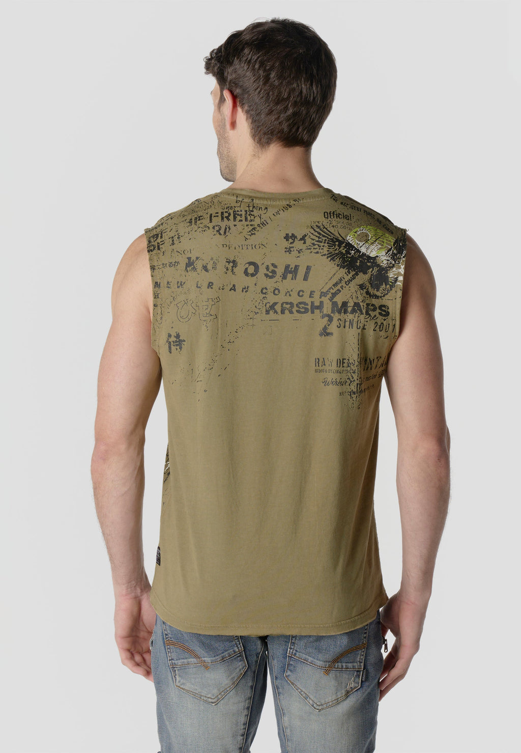 Camiseta Boxing Hombre Estampado All Over – Koroshi Kaki