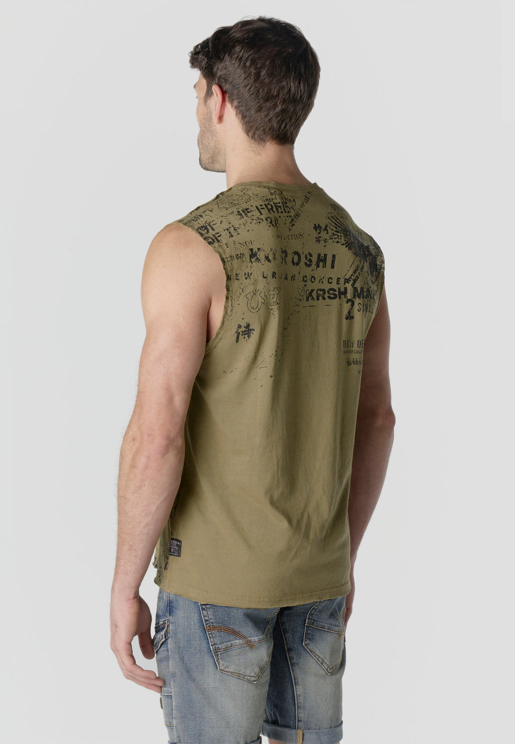 Camiseta Boxing Hombre Estampado All Over – Koroshi Kaki