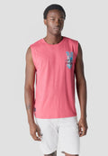 Camiseta Sin Mangas Estampado Californiano Hombre | KOROSHI