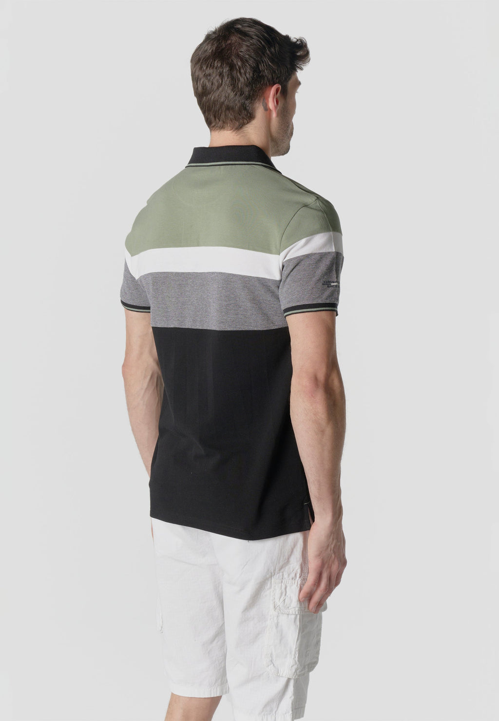 Polo Hombre Manga Corta Piqué Rayas Náutico – Koroshi 2611PC14