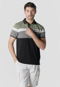 Polo Hombre Manga Corta Piqué Rayas Náutico – Koroshi 2611PC14