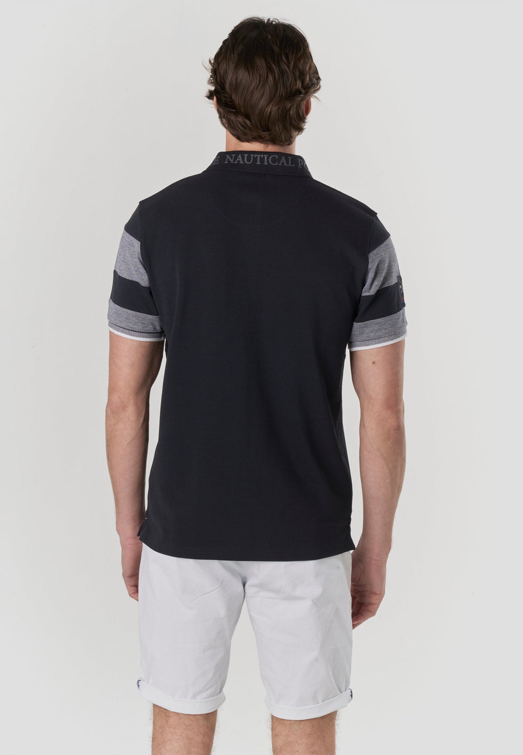 Polo Hombre Manga Corta Piqué Rayas Náutico – Koroshi 2611PC21