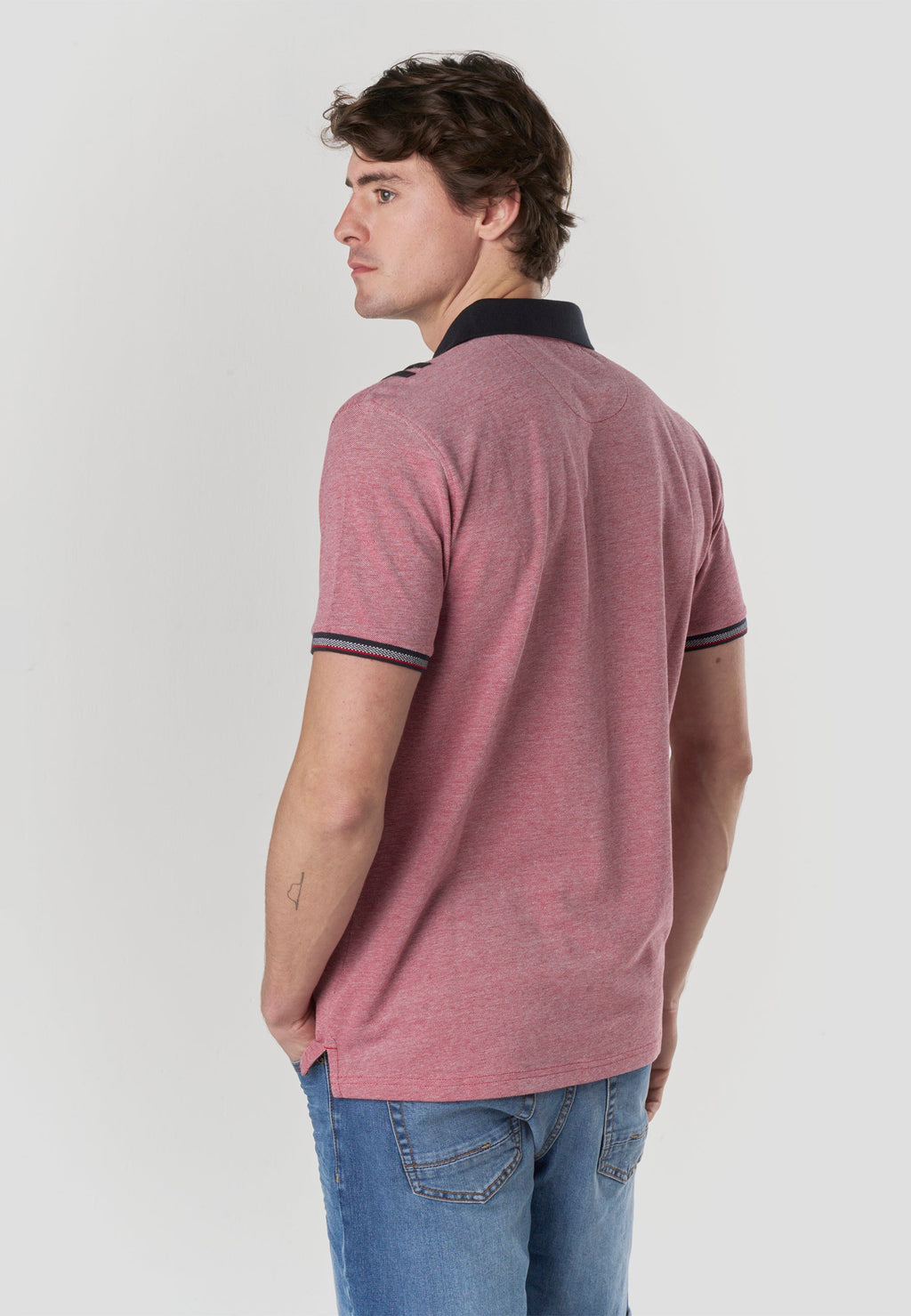Polo Hombre Manga Corta Náutico Bordado Algodón – Koroshi 2611PC22
