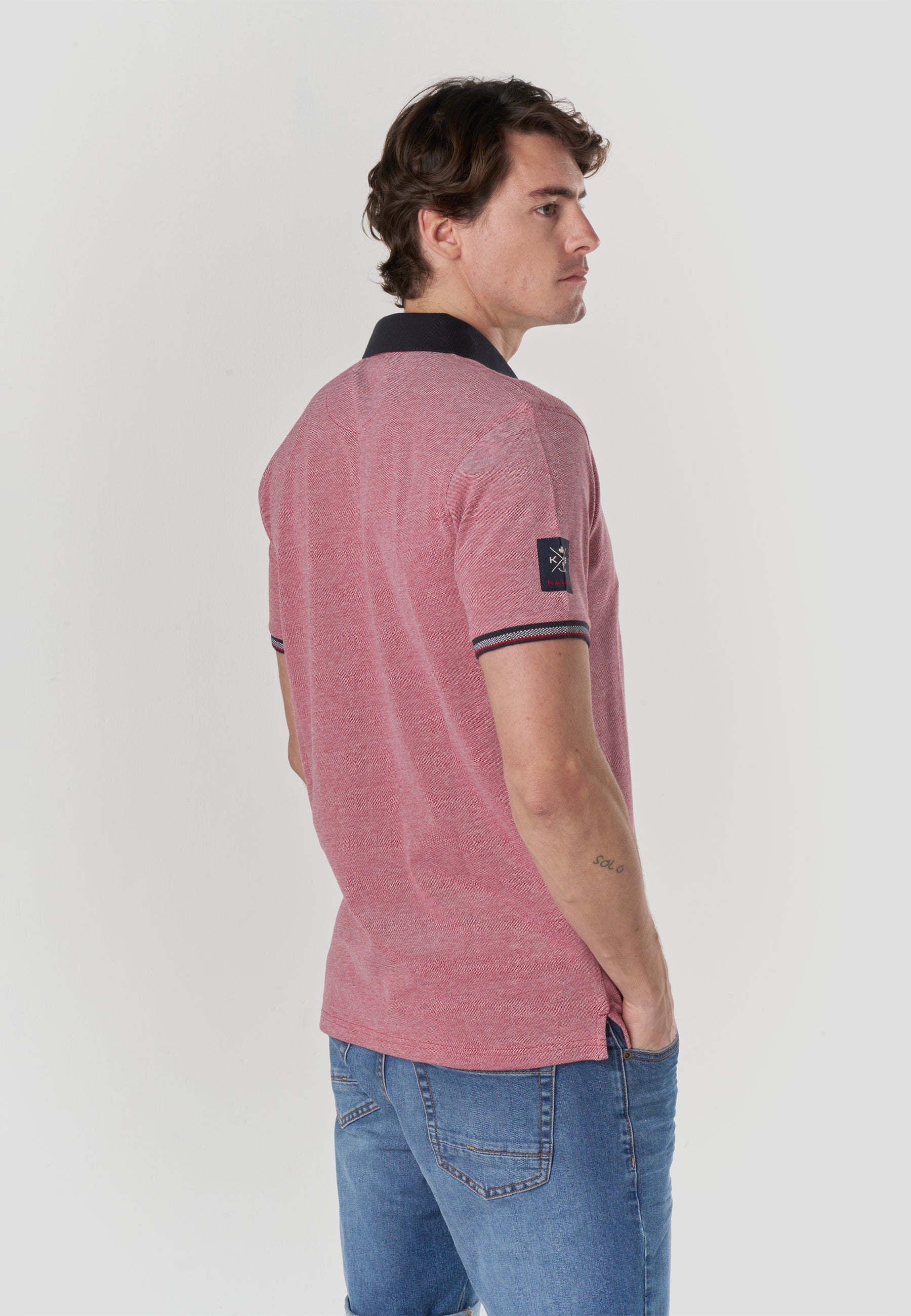 Polo Hombre Manga Corta Náutico Bordado Algodón – Koroshi 2611PC22