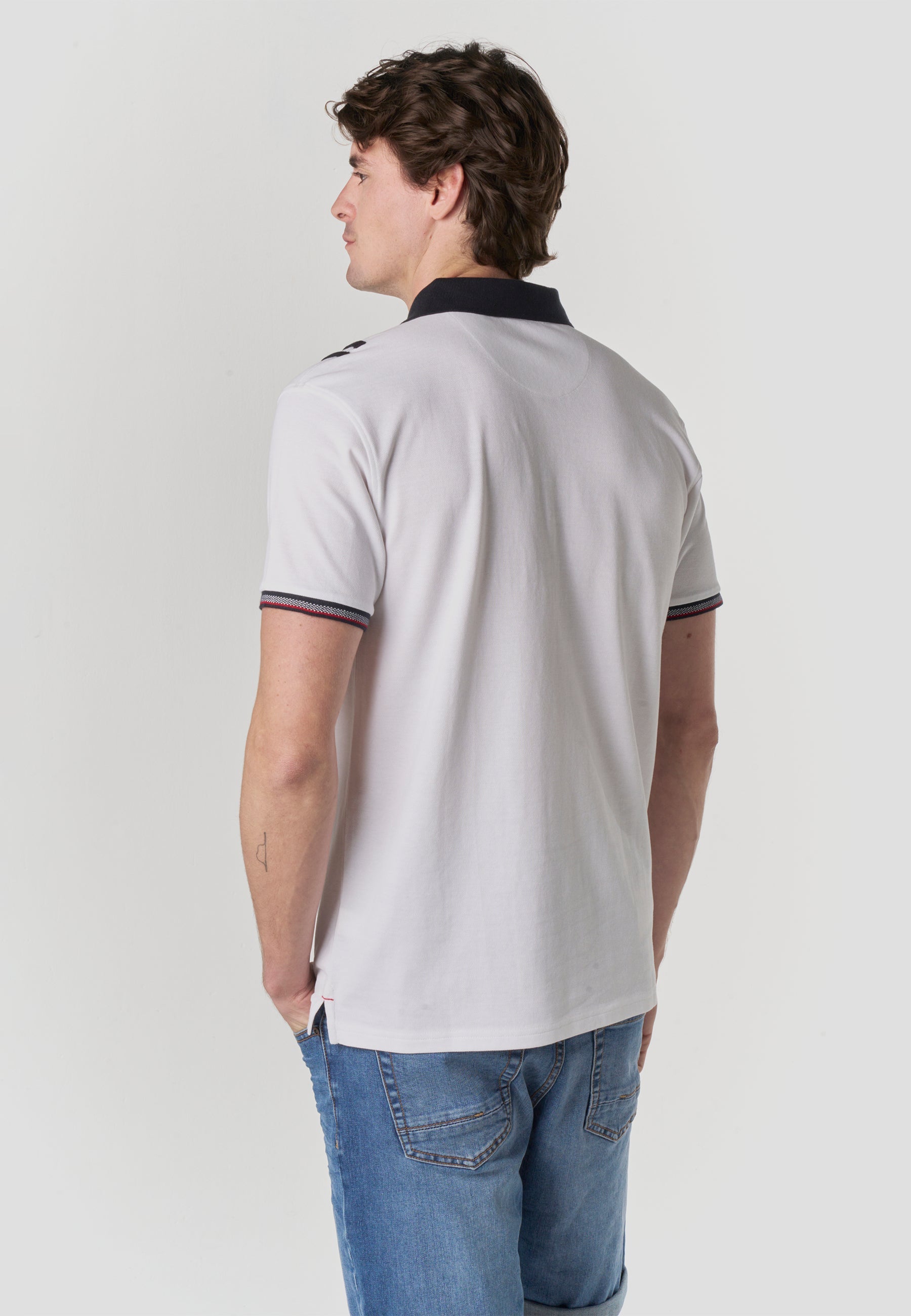 Polo Hombre Manga Corta Náutico Bordado Algodón – Koroshi 2611PC22