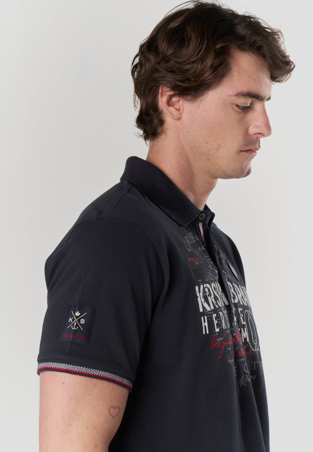 Polo Hombre Manga Corta Náutico Bordado Algodón – Koroshi 2611PC22