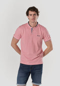 Polo Hombre Manga Corta Cuello Mao Micro Estampado – Koroshi 2611PC23