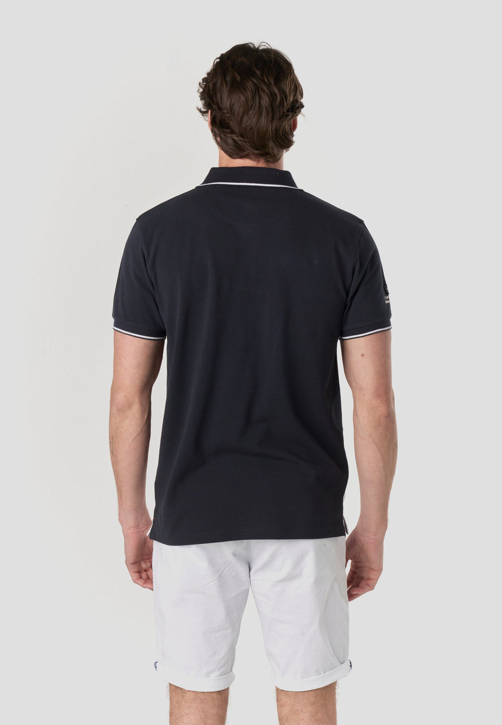 Polo Hombre Manga Corta Color Block Náutico – Koroshi 2611PC24
