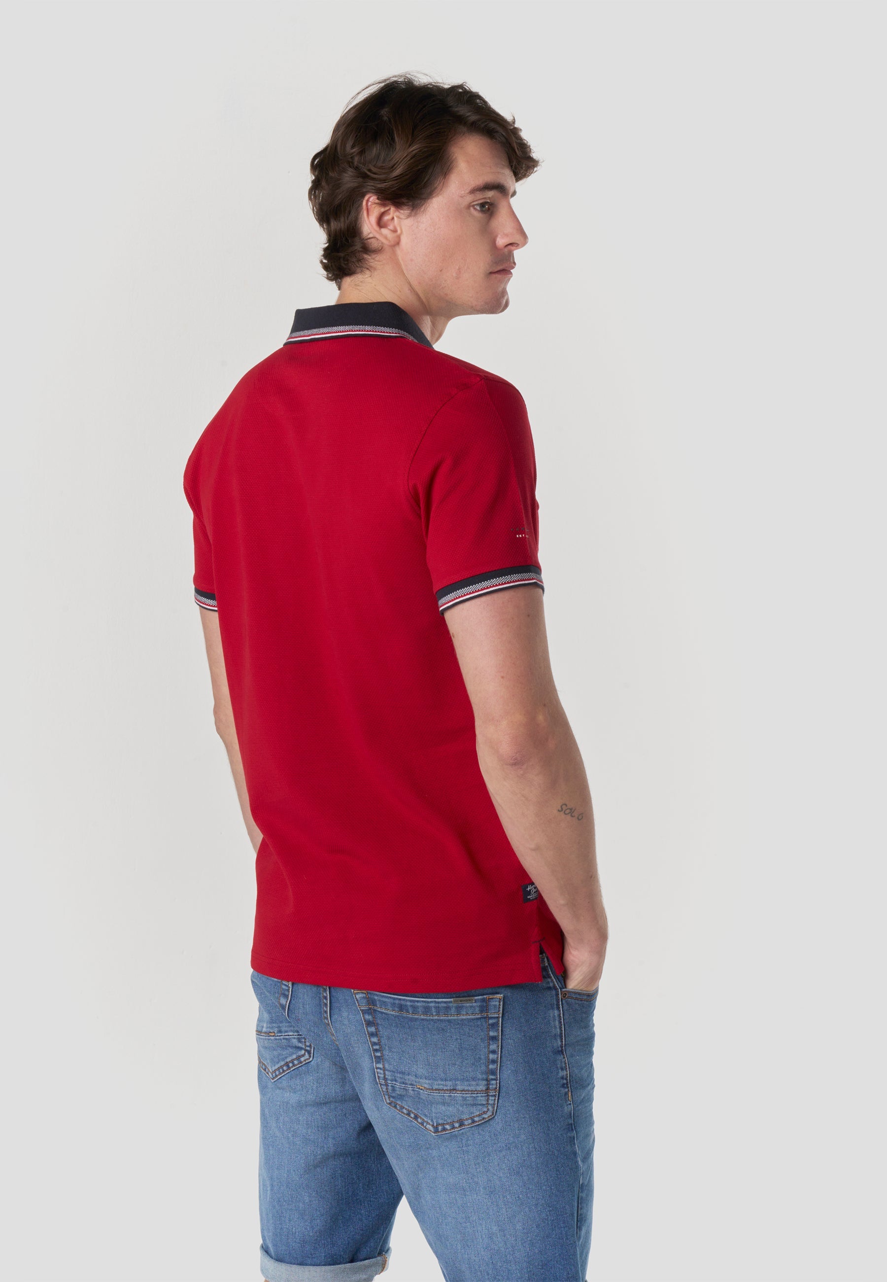 Polo Hombre Manga Corta Náutico Algodón – Koroshi 2611PC26