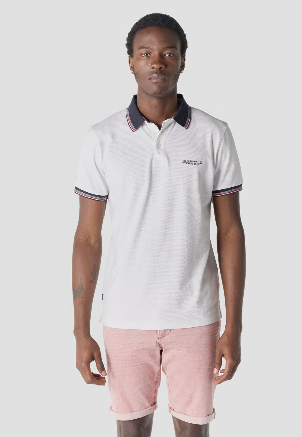 Polo Hombre Manga Corta Náutico Algodón – Koroshi 2611PC26