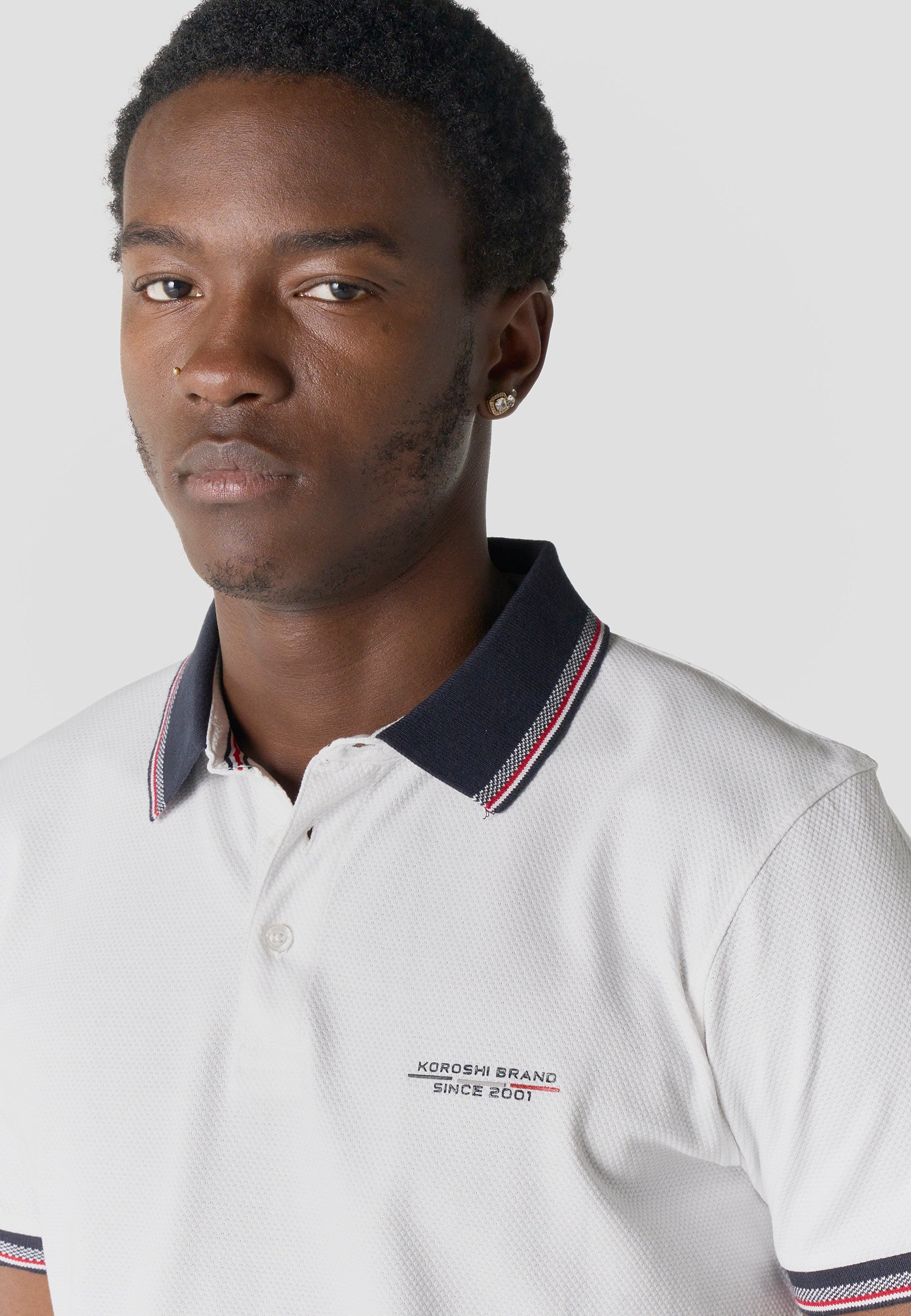 Polo Hombre Manga Corta Náutico Algodón – Koroshi 2611PC26
