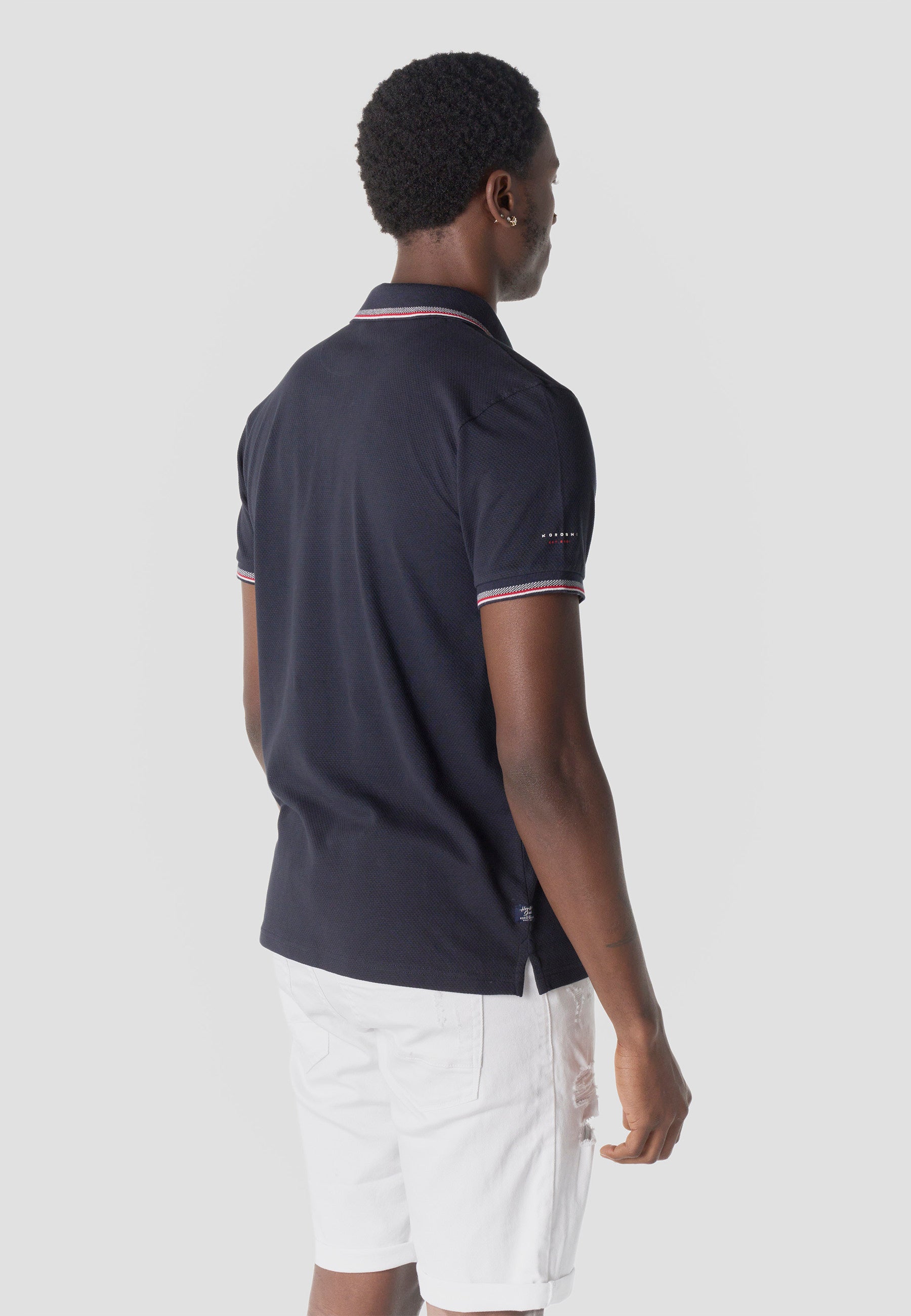 Polo Hombre Manga Corta Náutico Algodón – Koroshi 2611PC26