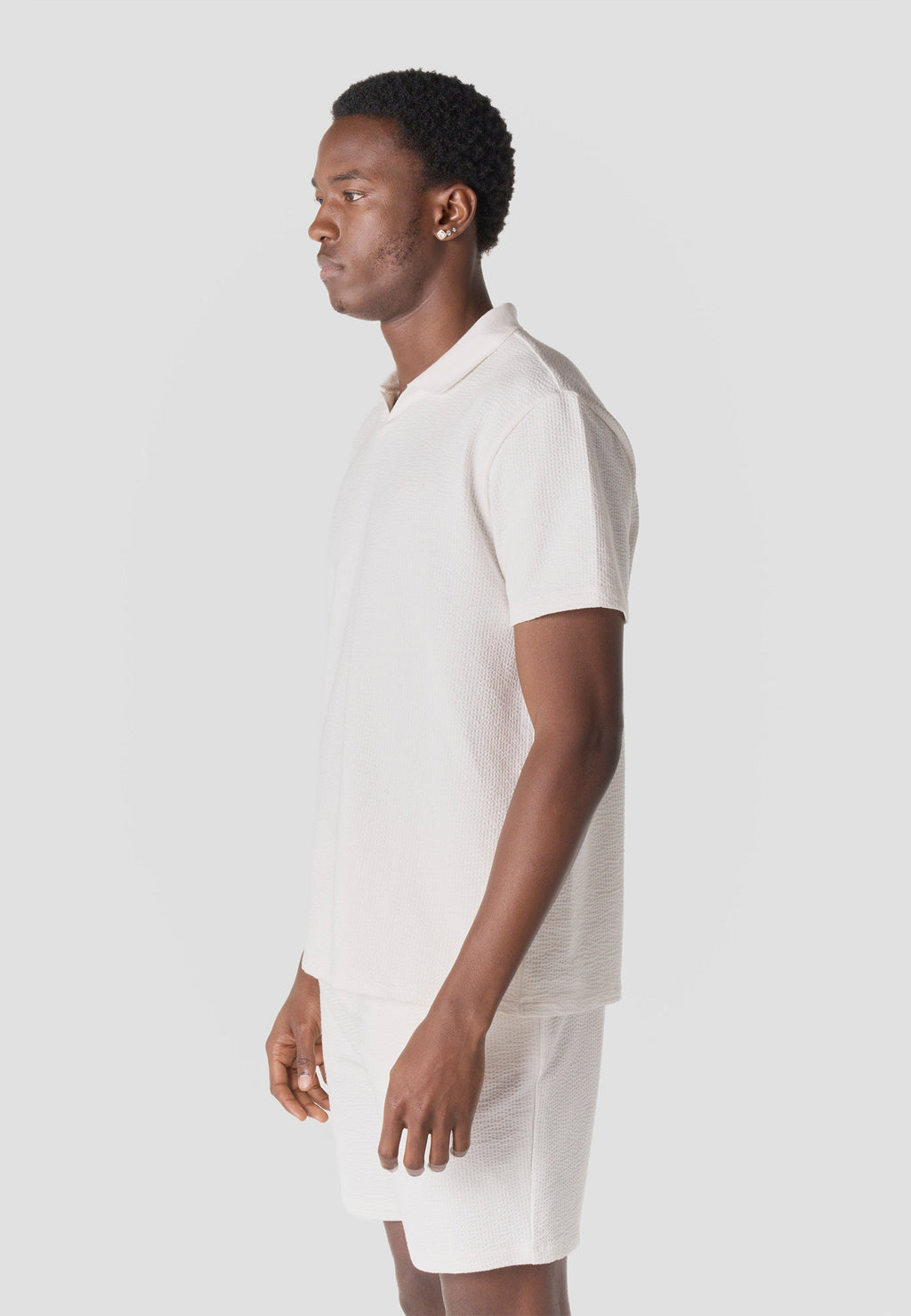 Polo Hombre Manga Corta Oversize Cuello Abierto Algodón – Koroshi 2611PC38