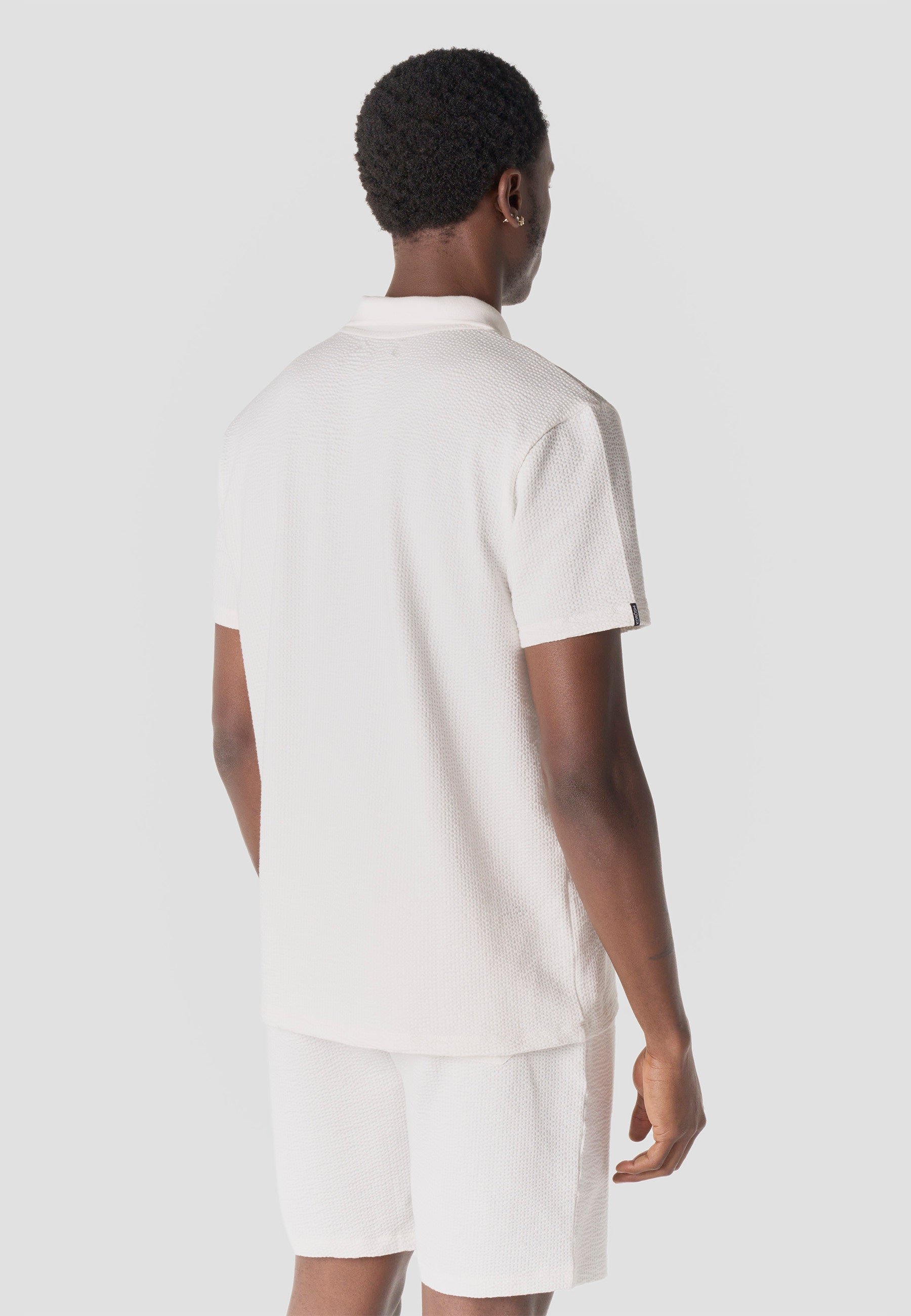 Polo Hombre Manga Corta Oversize Cuello Abierto Algodón – Koroshi 2611PC38