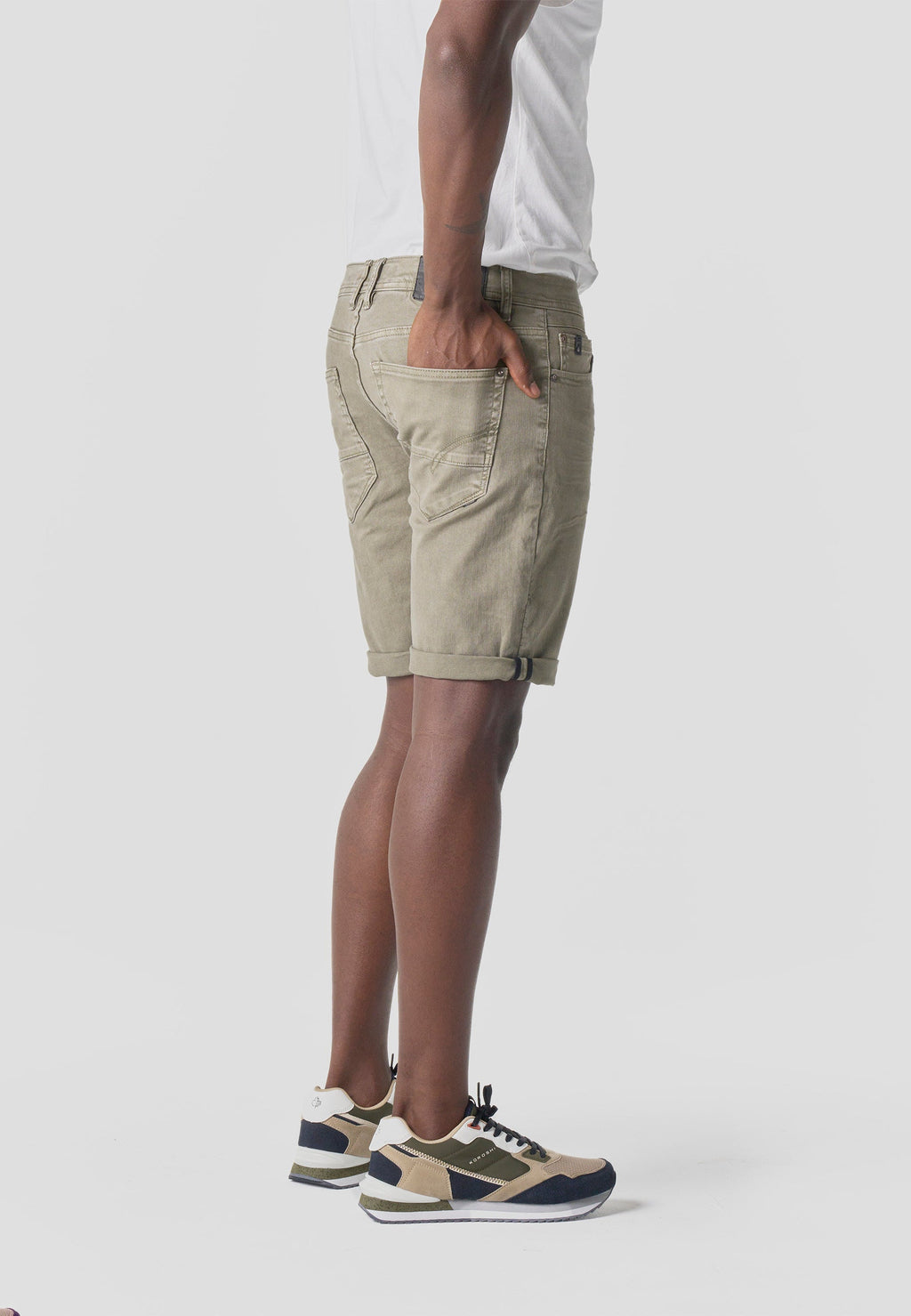 Bermuda Hombre Algodón Regular 5 Bolsillos – Koroshi 2611PS01