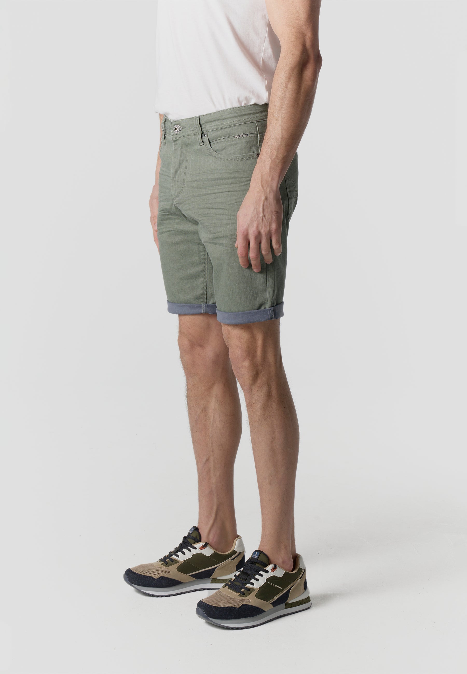 Bermuda Hombre Algodón Coated Regular – Koroshi 2611PS02