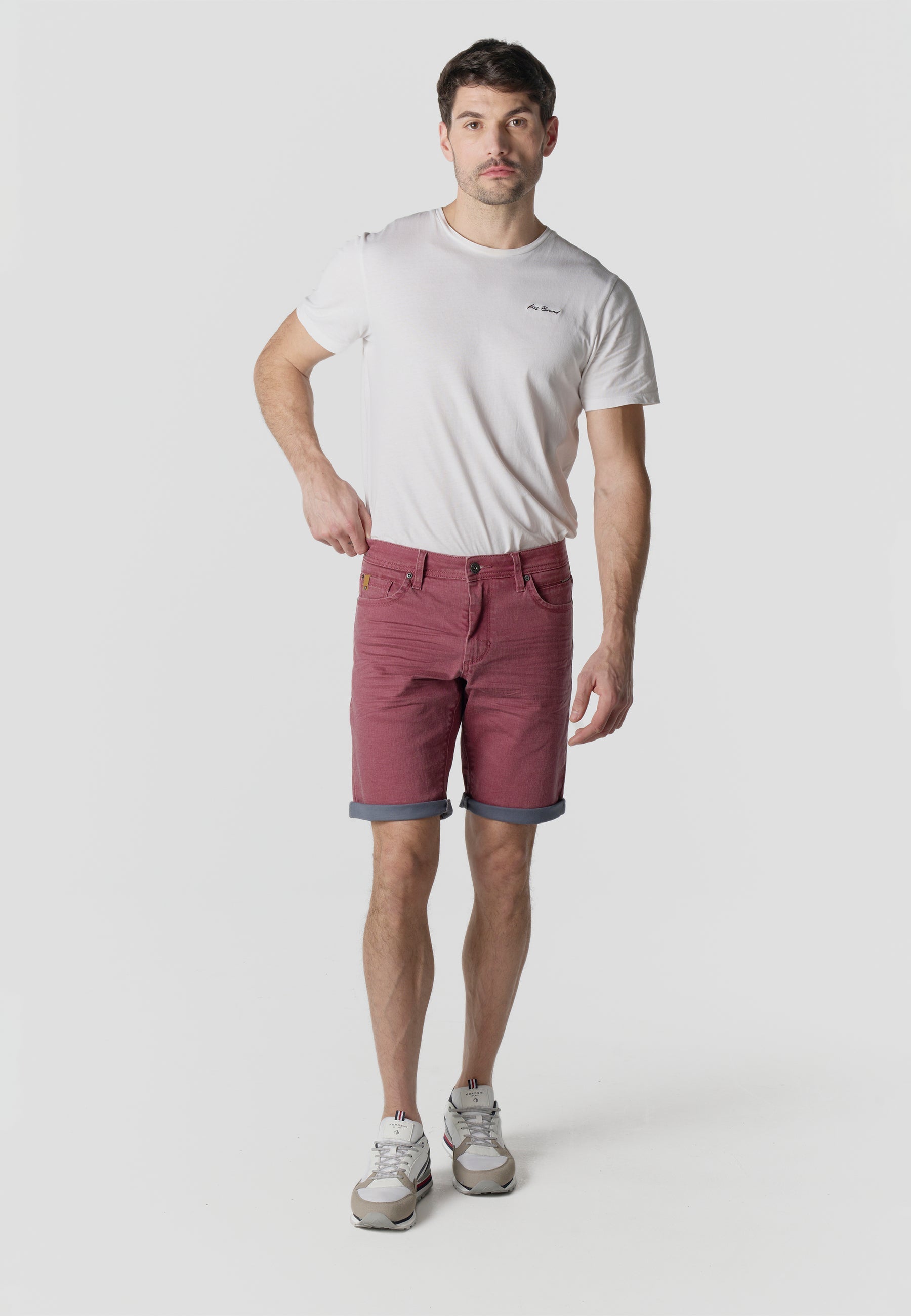 Bermuda Hombre Algodón Coated Regular – Koroshi 2611PS02