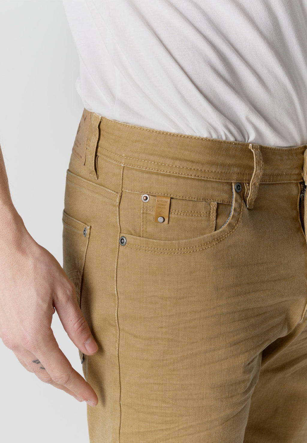 Bermuda Hombre Algodón Coated Regular – Koroshi 2611PS02
