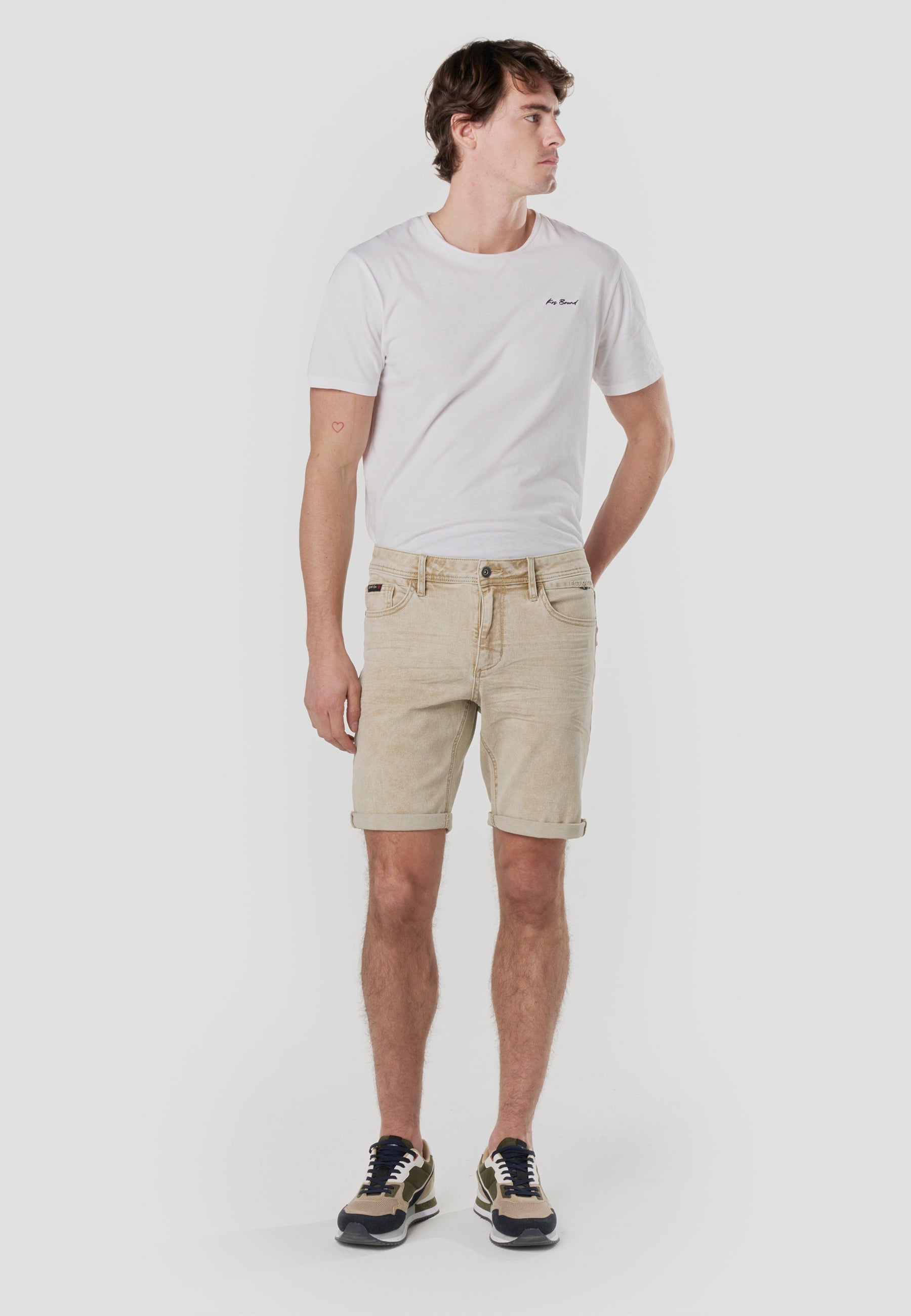 Bermuda Hombre Jeans Algodón Lyocell Regular – Koroshi 2611PS05