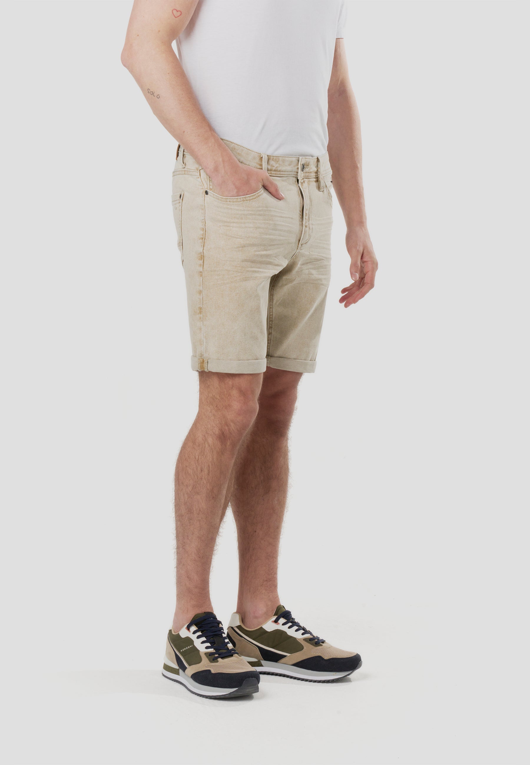 Bermuda Hombre Jeans Algodón Lyocell Regular – Koroshi 2611PS05