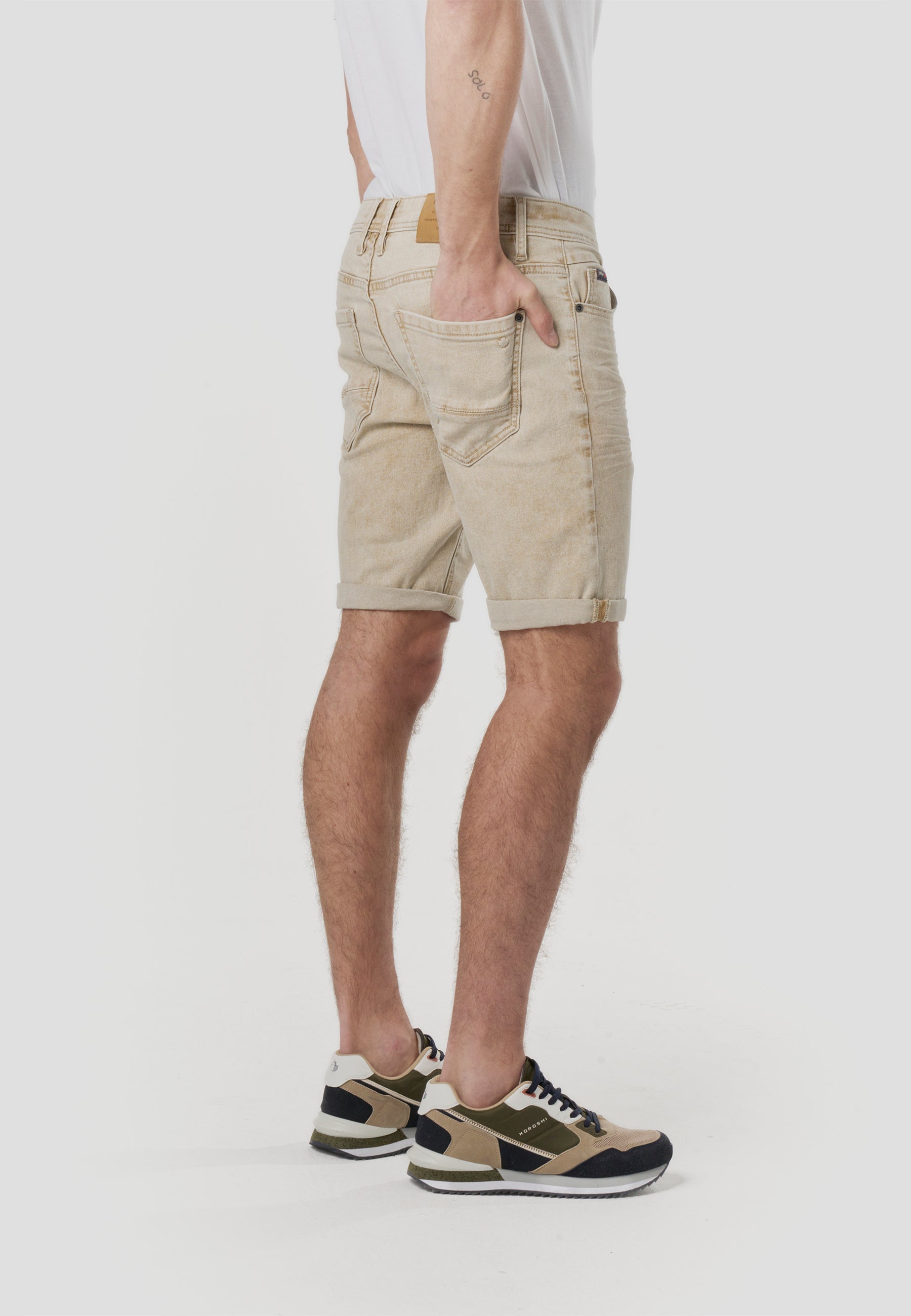Bermuda Hombre Jeans Algodón Lyocell Regular – Koroshi 2611PS05