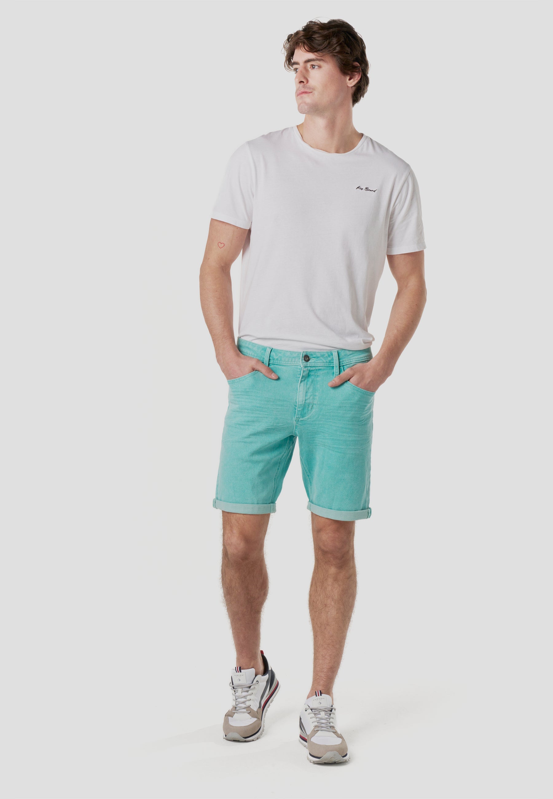 Bermuda Hombre Jeans Algodón Lyocell Regular – Koroshi 2611PS05