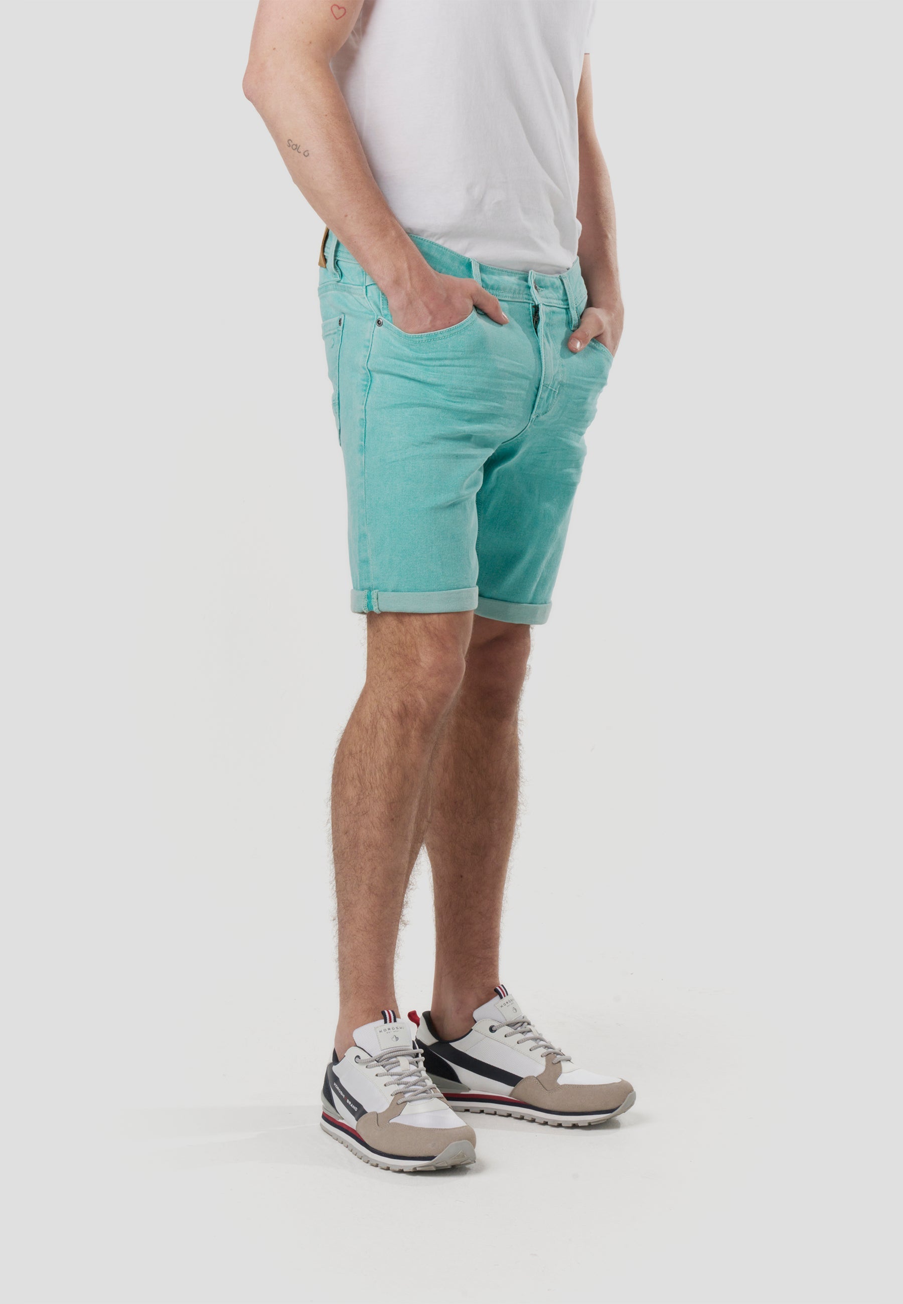 Bermuda Hombre Jeans Algodón Lyocell Regular – Koroshi 2611PS05