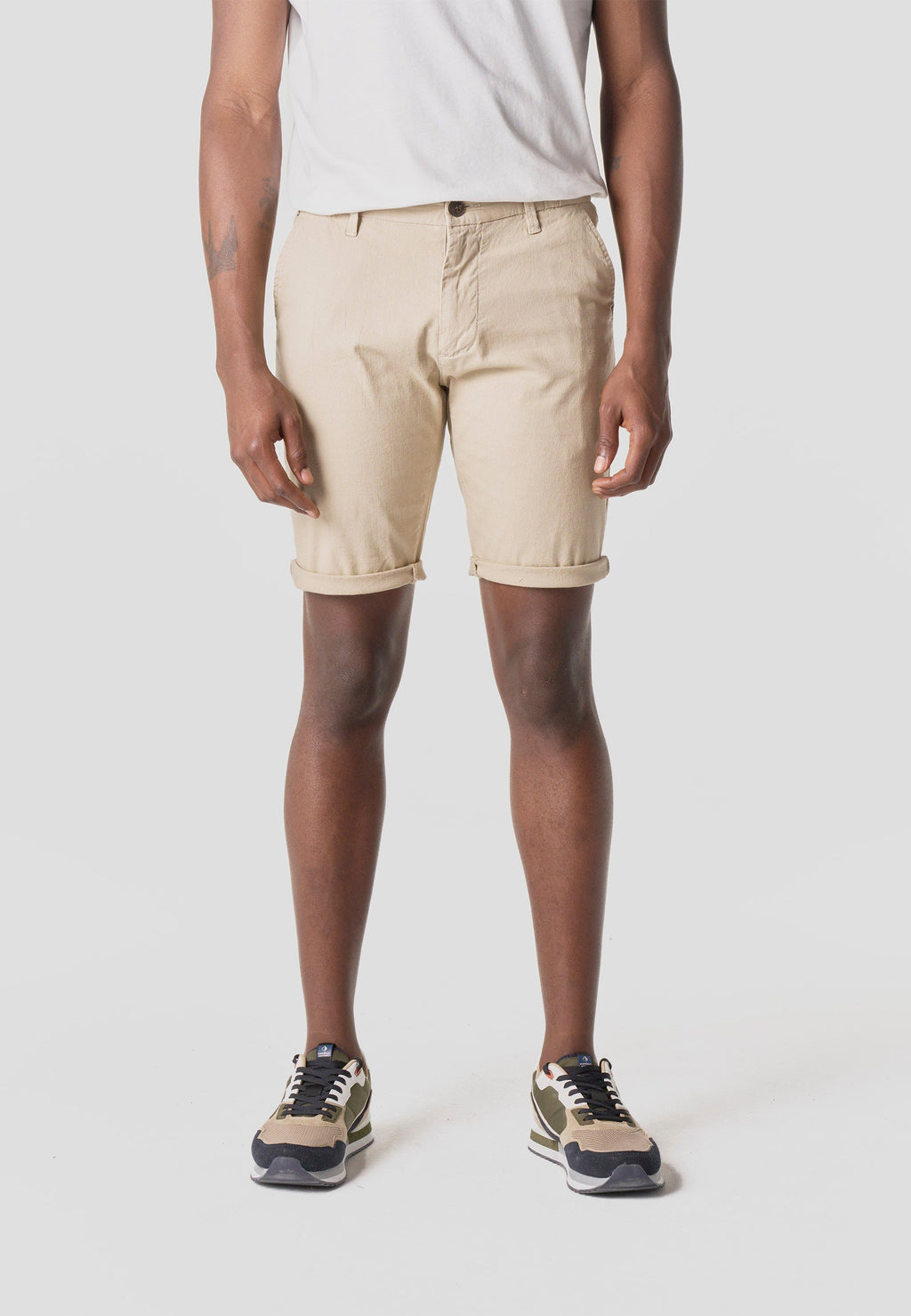 Bermuda Hombre Chino Algodón Lino Regular – Koroshi 2611PS06