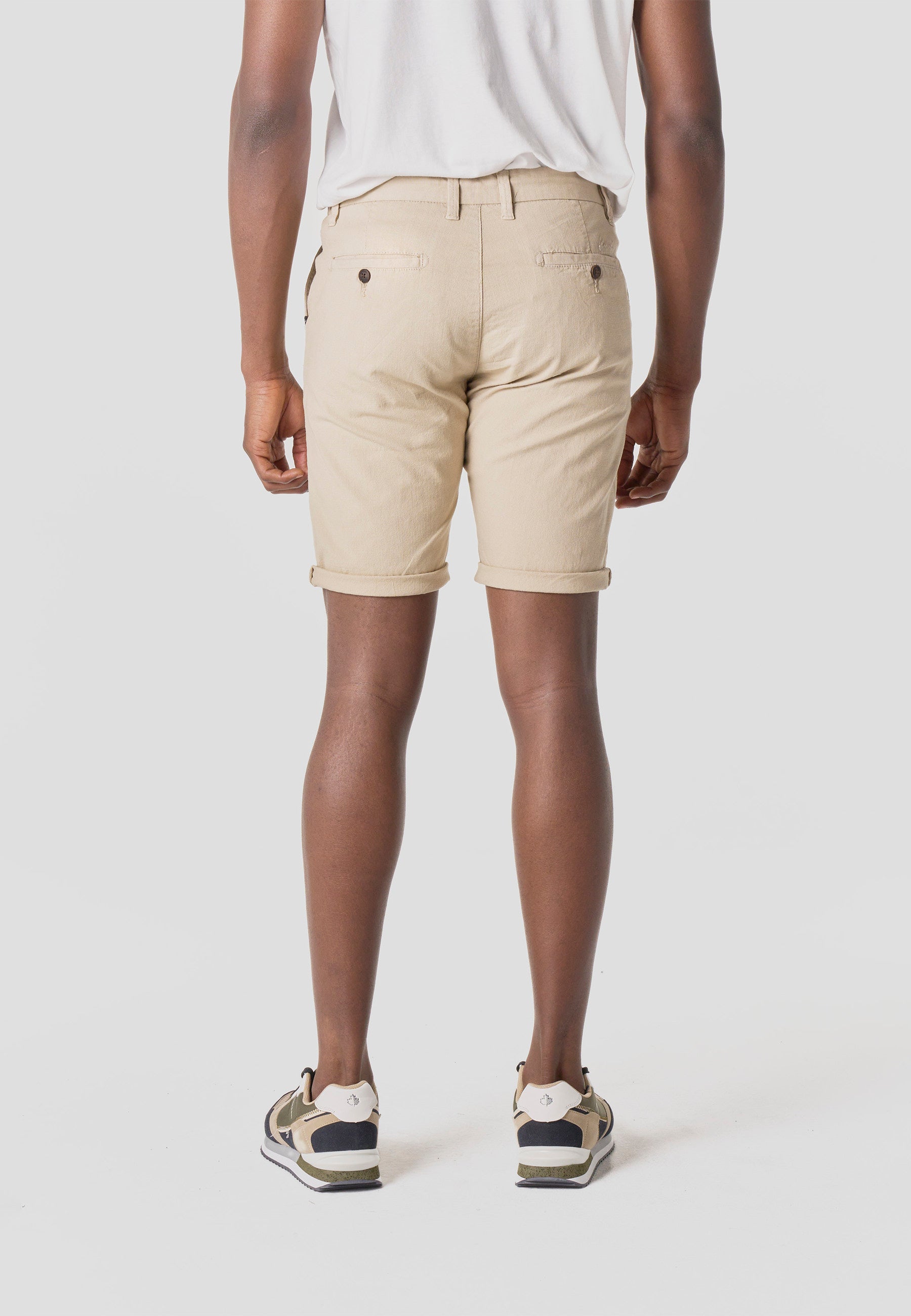 Bermuda Hombre Chino Algodón Lino Regular – Koroshi 2611PS06