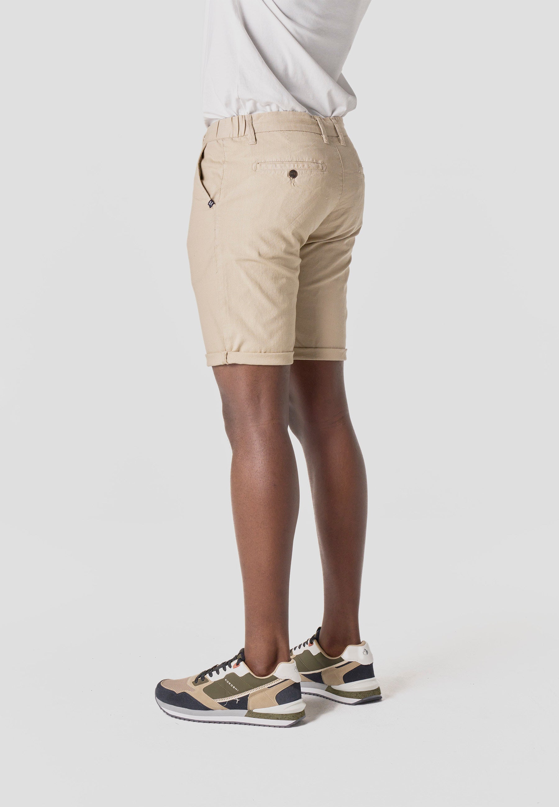 Bermuda Hombre Chino Algodón Lino Regular – Koroshi 2611PS06