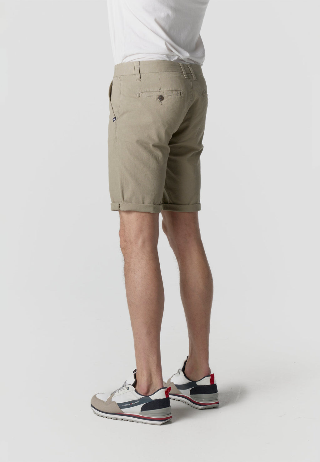 Bermuda Hombre Chino Algodón Lino Regular – Koroshi 2611PS06
