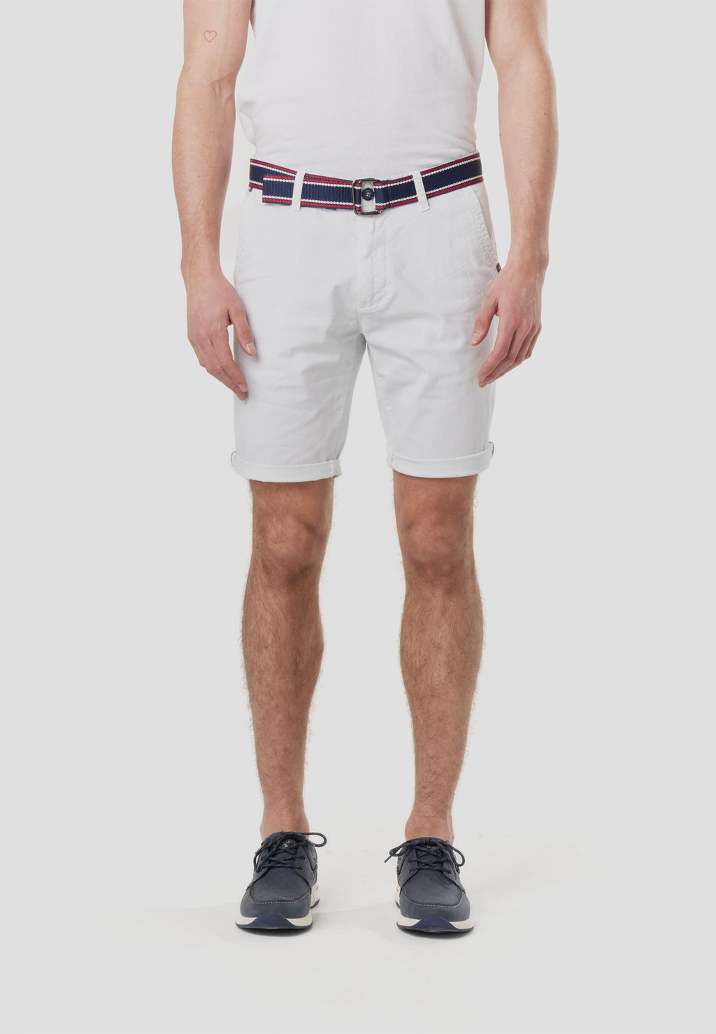 Bermuda Hombre Chino Náutico con Cinturón – Koroshi 2611PS07