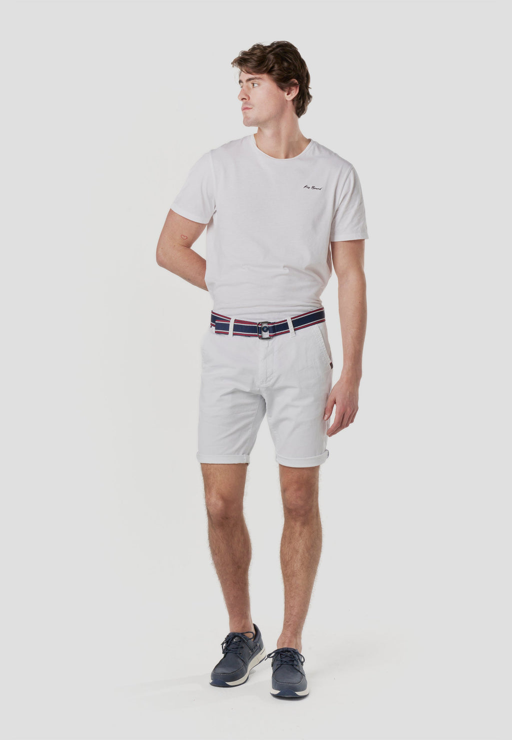 Bermuda Hombre Chino Náutico con Cinturón – Koroshi 2611PS07