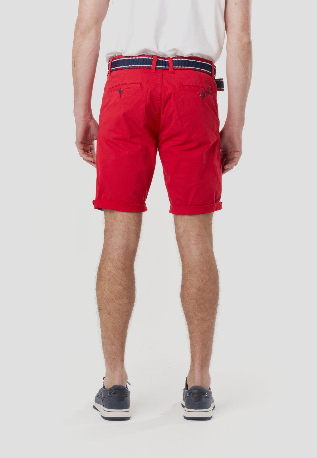 Bermuda Hombre Chino Náutico con Cinturón – Koroshi 2611PS07