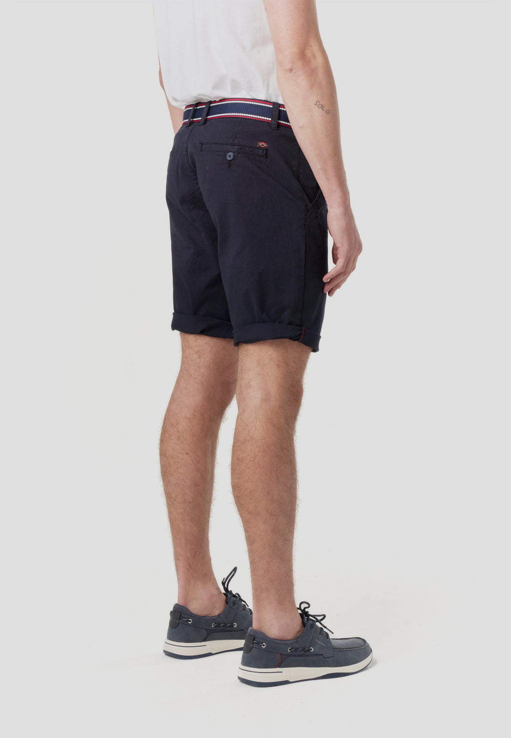 Bermuda Hombre Chino Náutico con Cinturón – Koroshi 2611PS07