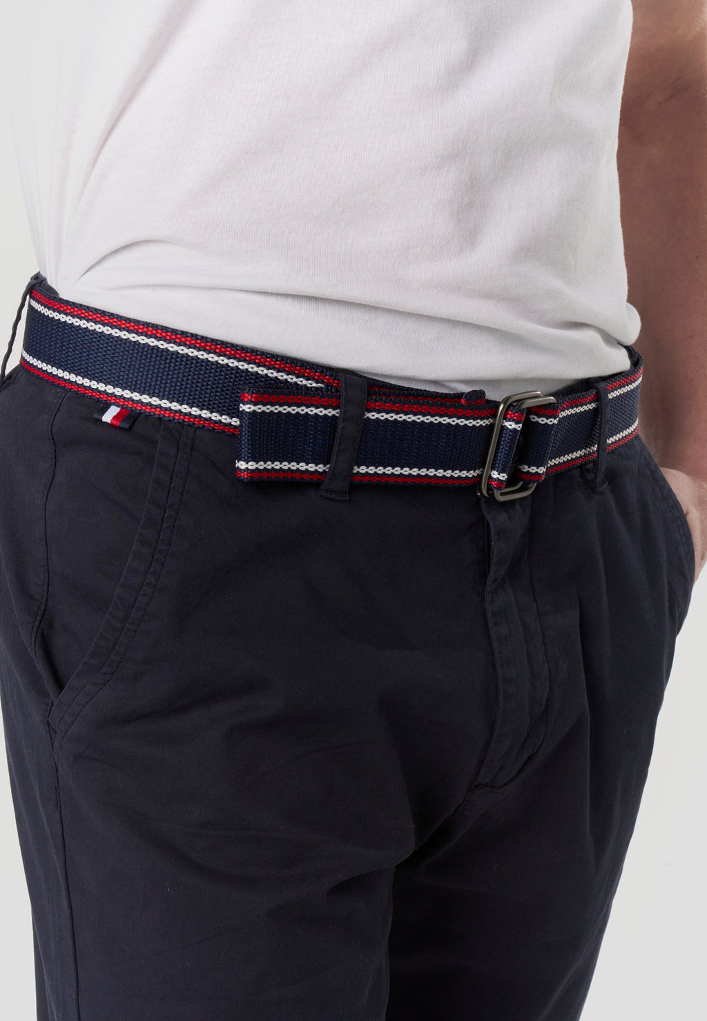Bermuda Hombre Chino Náutico con Cinturón – Koroshi 2611PS07