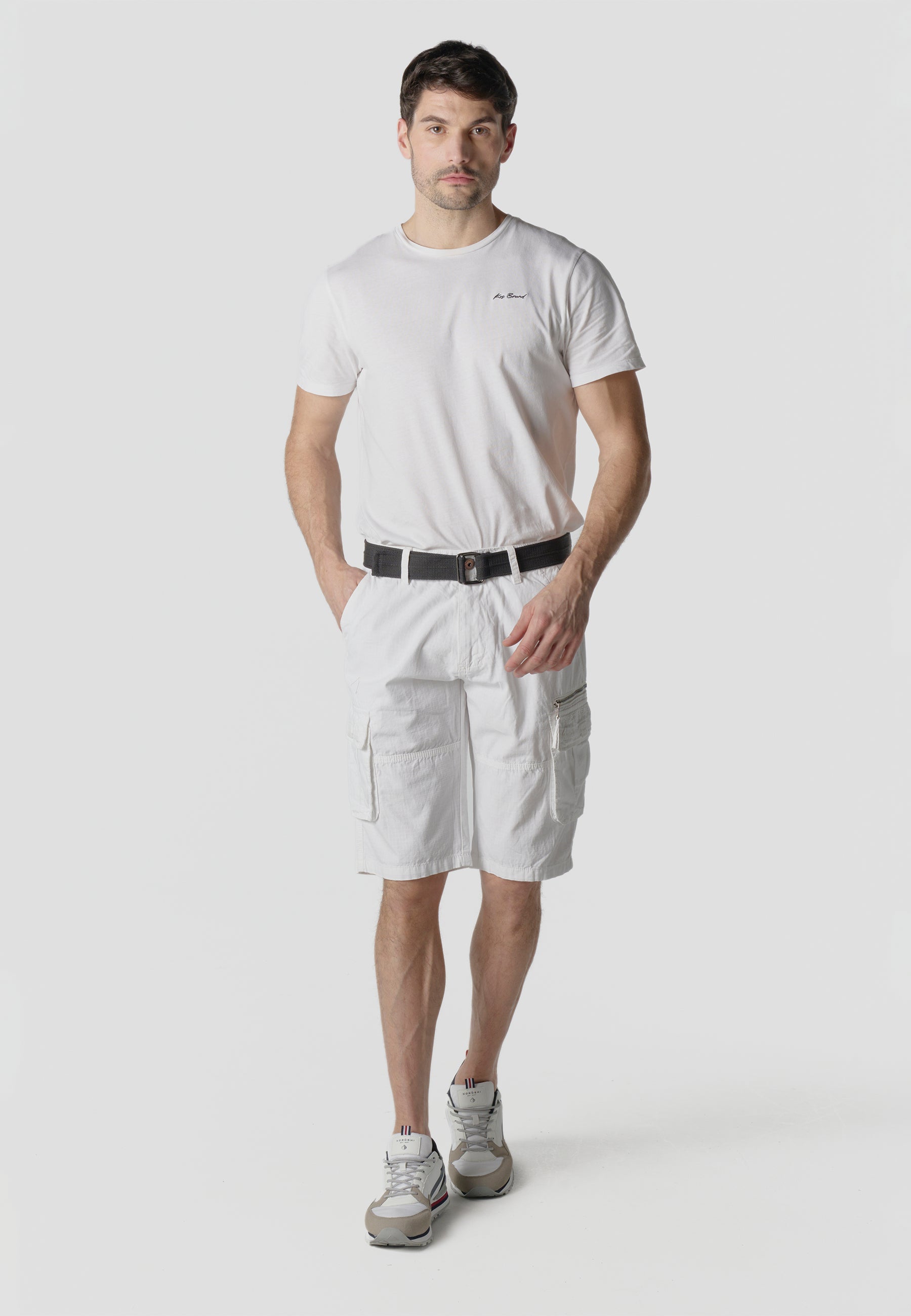 Bermuda Cargo Algodón Relaxed Hombre – Koroshi 2611PS11