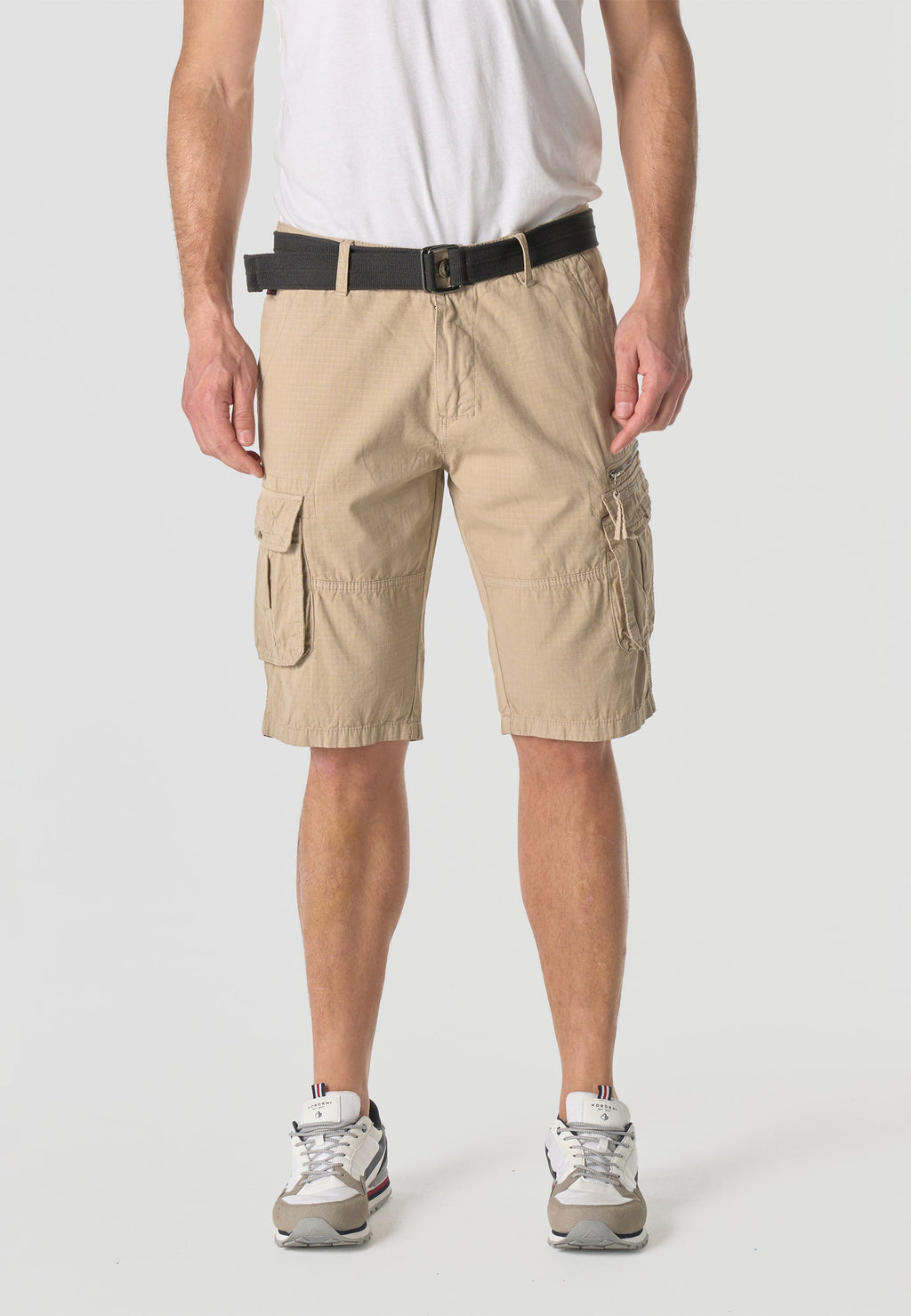 Bermuda Cargo Algodón Relaxed Hombre – Koroshi 2611PS11