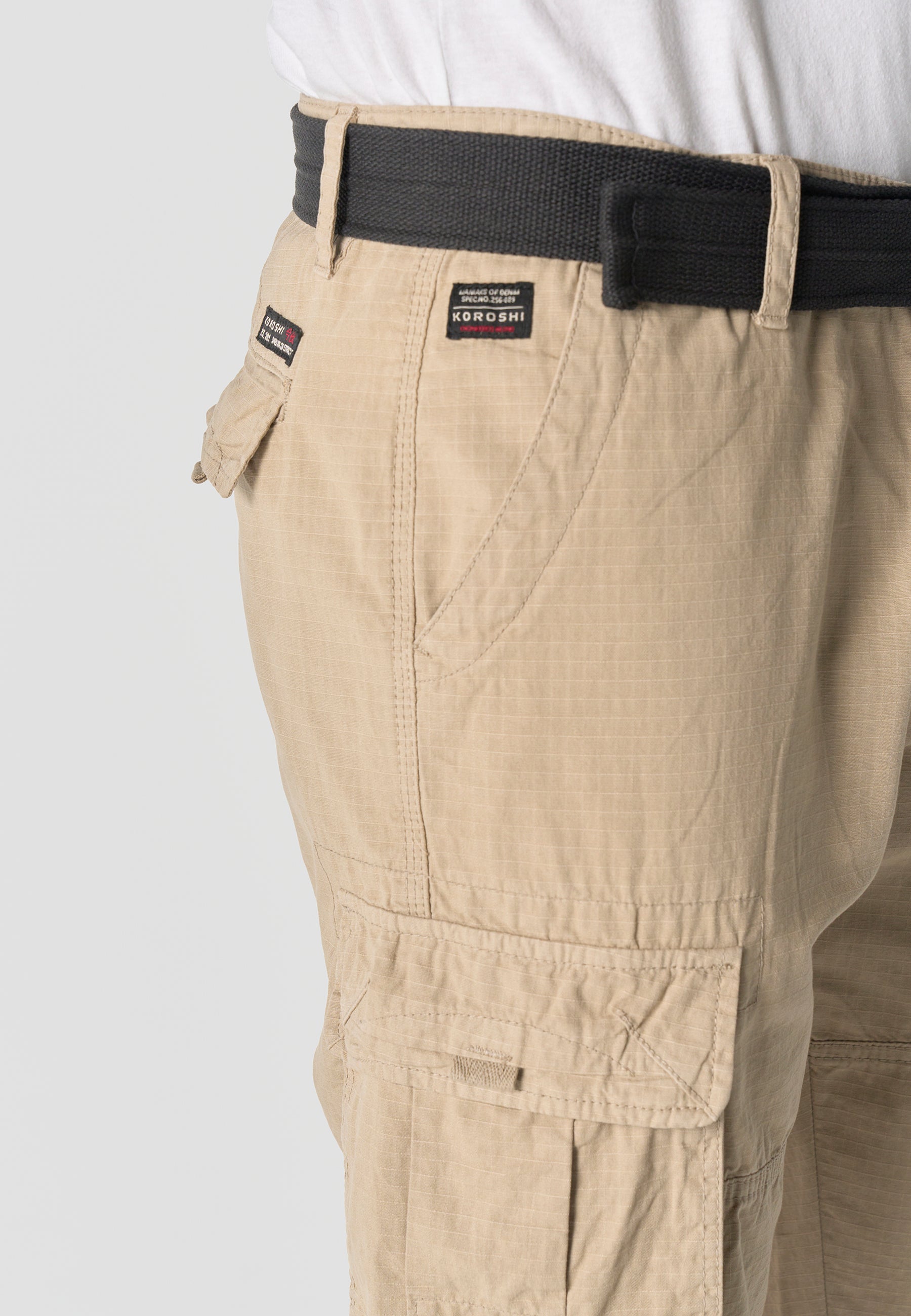 Bermuda Cargo Algodón Relaxed Hombre – Koroshi 2611PS11