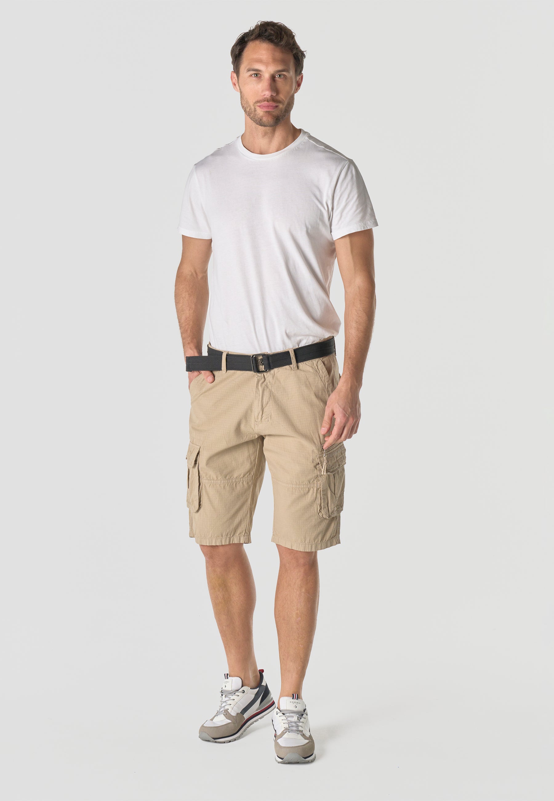 Bermuda Cargo Algodón Relaxed Hombre – Koroshi 2611PS11