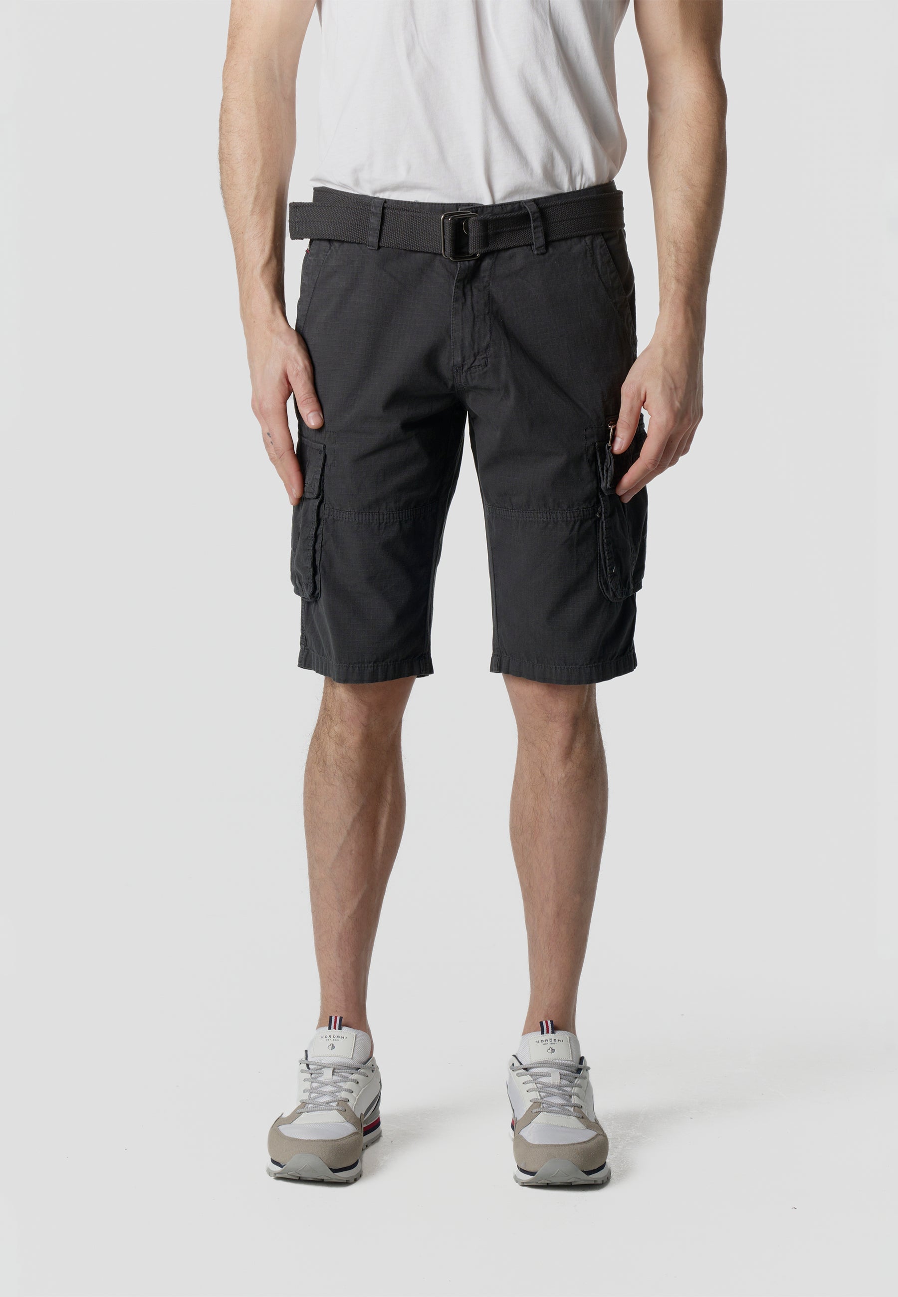 Bermuda Cargo Algodón Relaxed Hombre – Koroshi 2611PS11