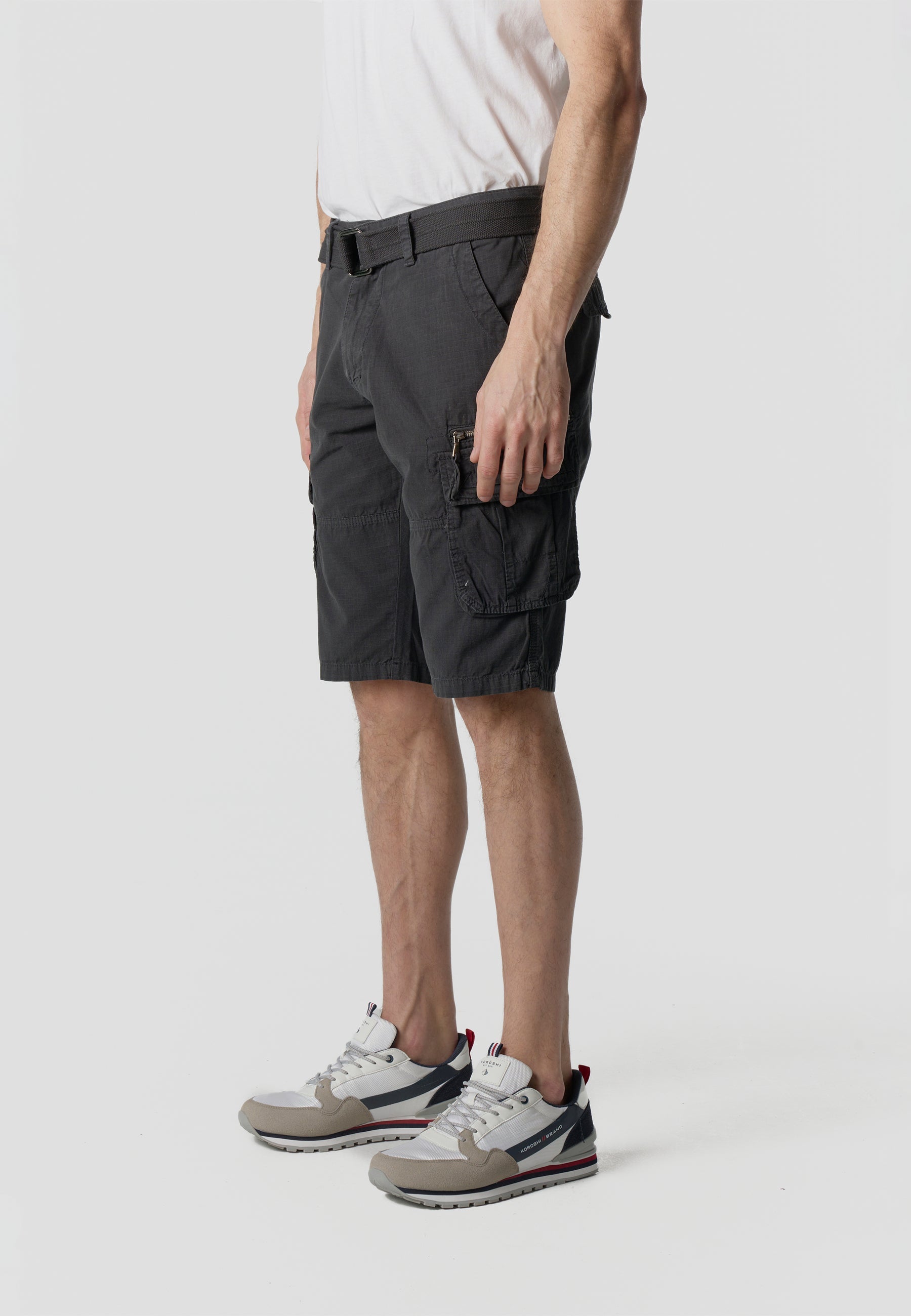 Bermuda Cargo Algodón Relaxed Hombre – Koroshi 2611PS11