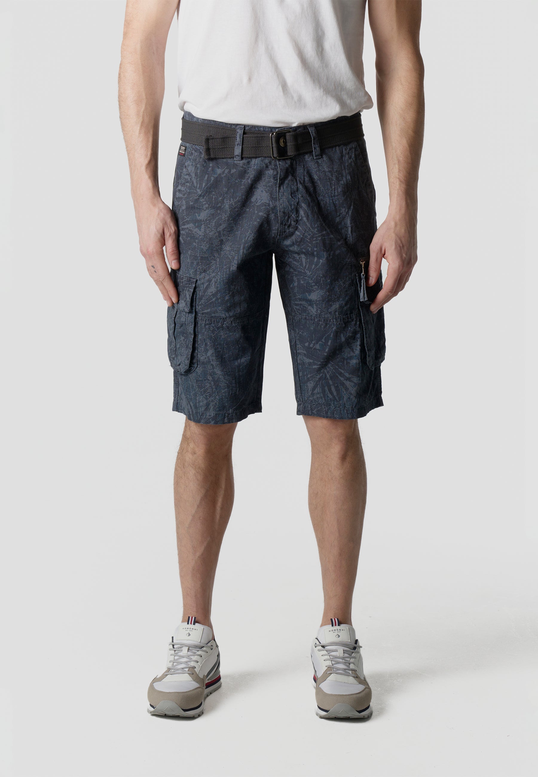 Bermuda Cargo Algodón Relaxed Hombre – Koroshi 2611PS11