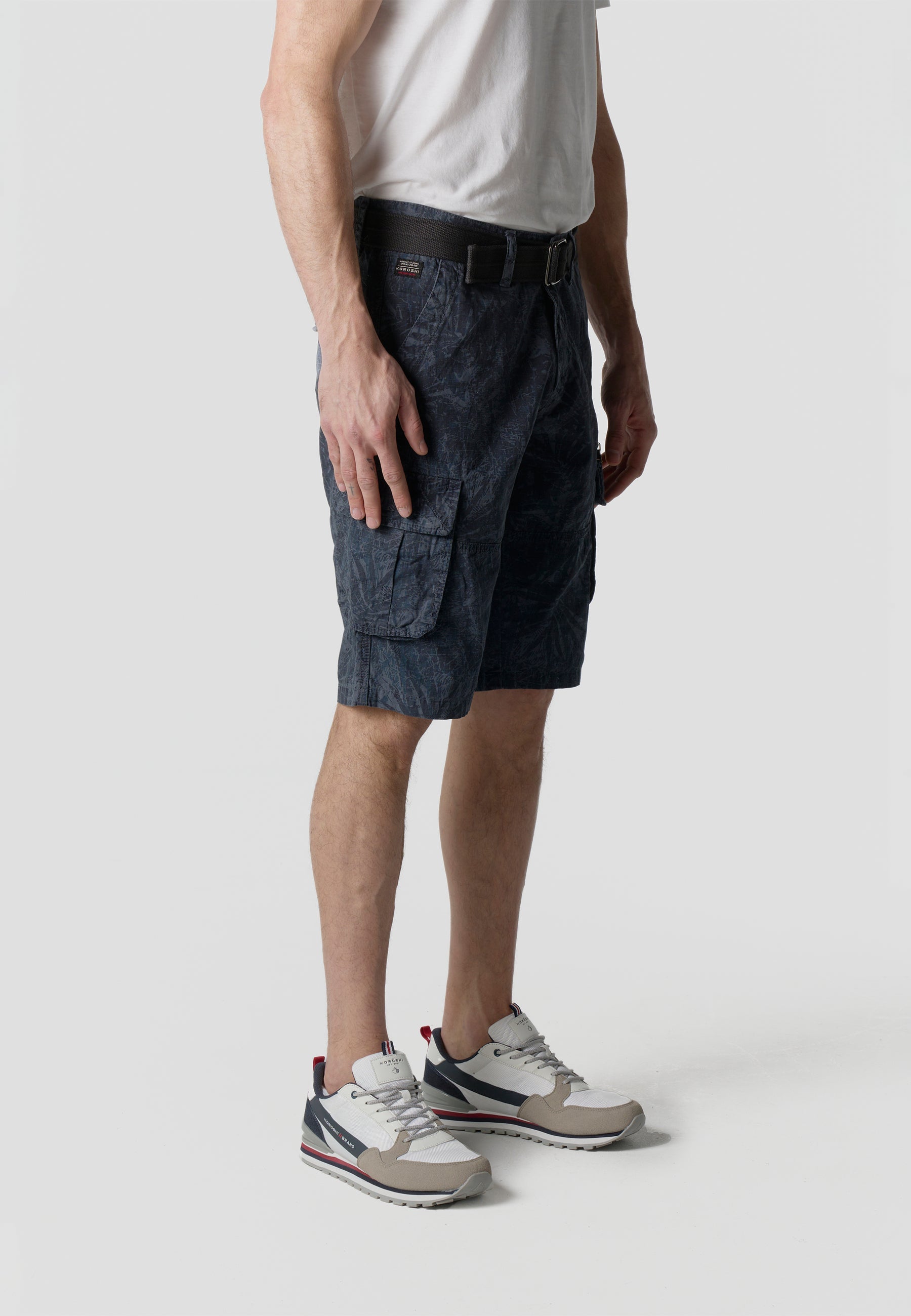 Bermuda Cargo Algodón Relaxed Hombre – Koroshi 2611PS11