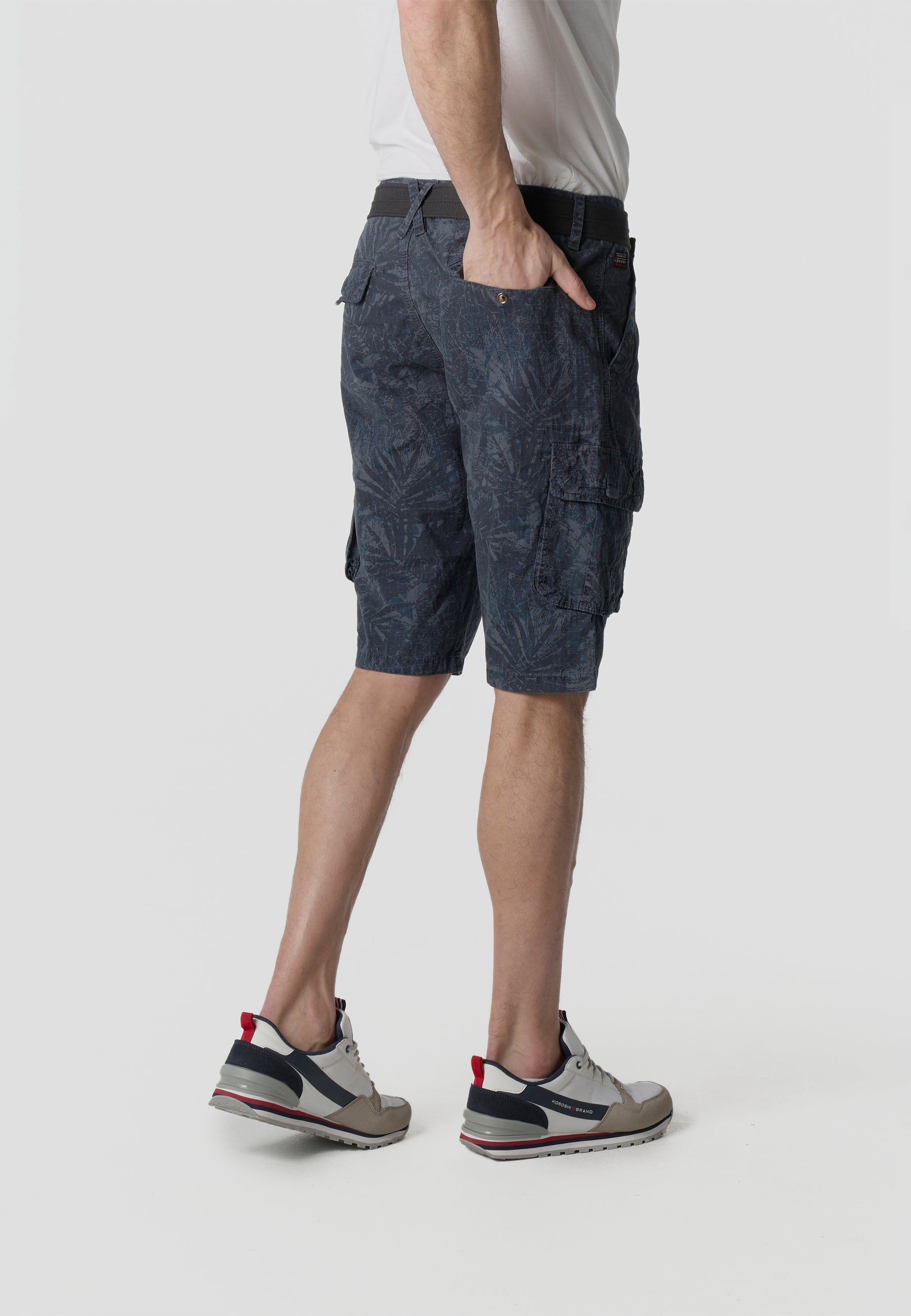 Bermuda Cargo Algodón Relaxed Hombre – Koroshi 2611PS11