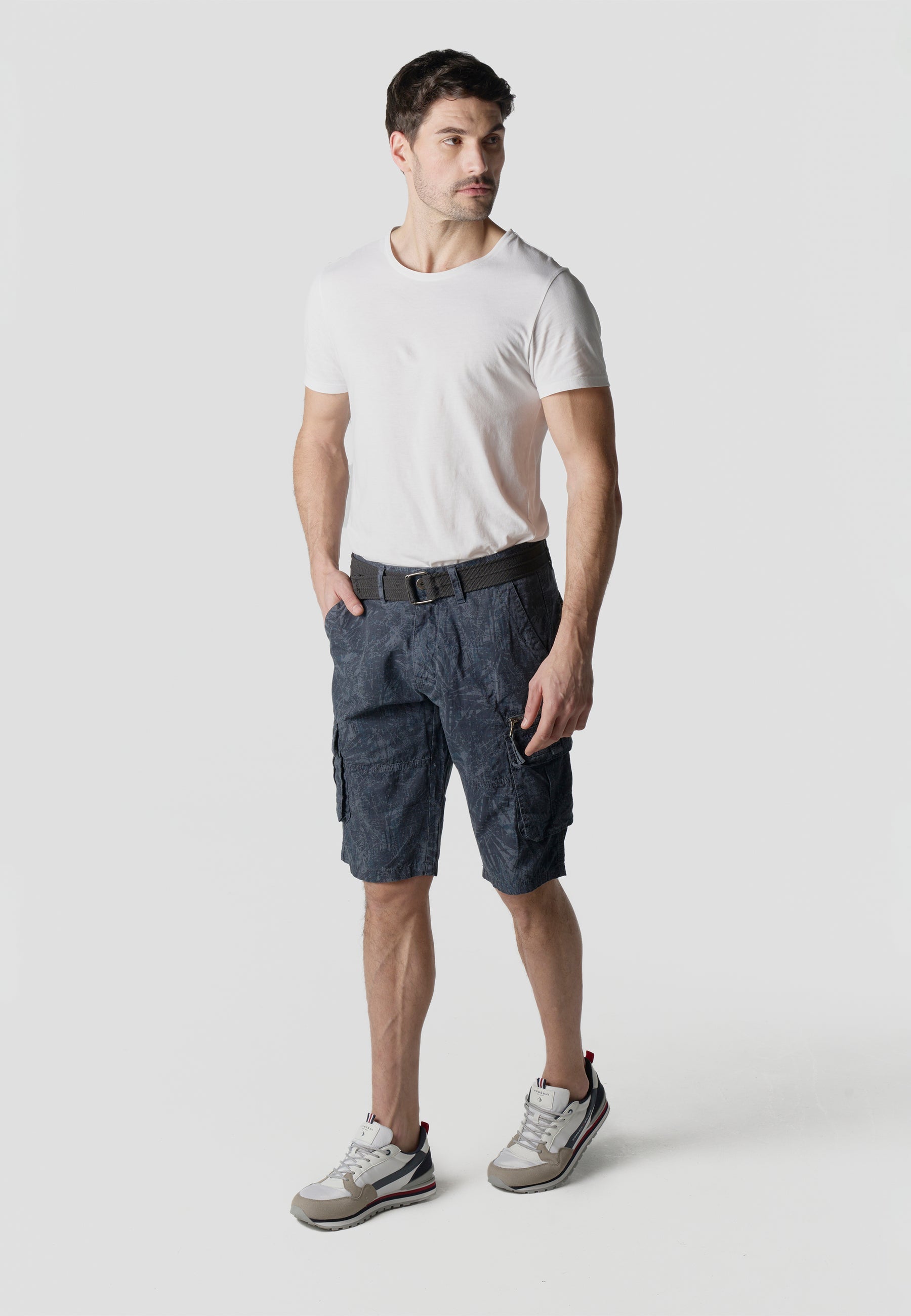 Bermuda Cargo Algodón Relaxed Hombre – Koroshi 2611PS11