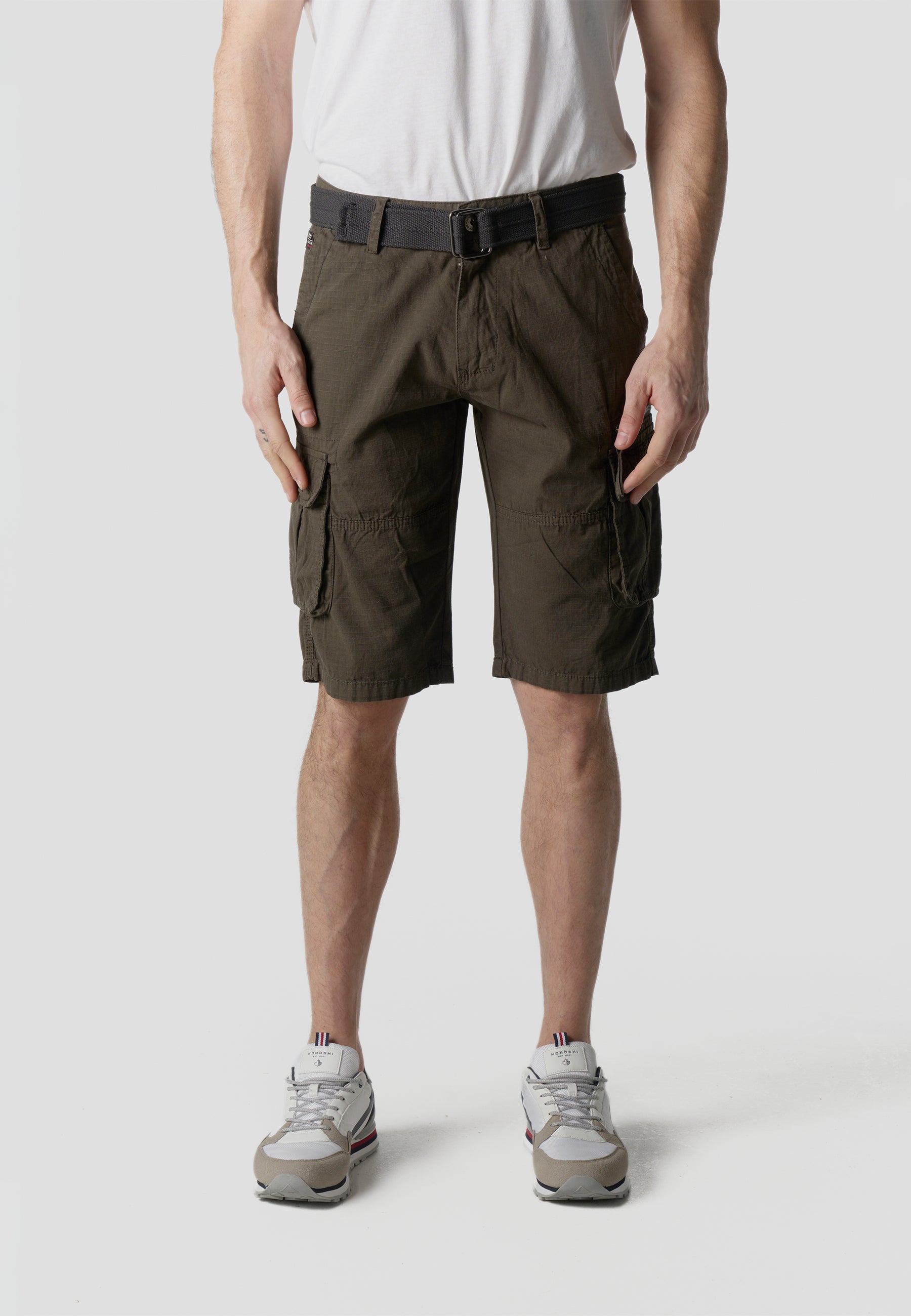 Bermuda Cargo Algodón Relaxed Hombre – Koroshi 2611PS11
